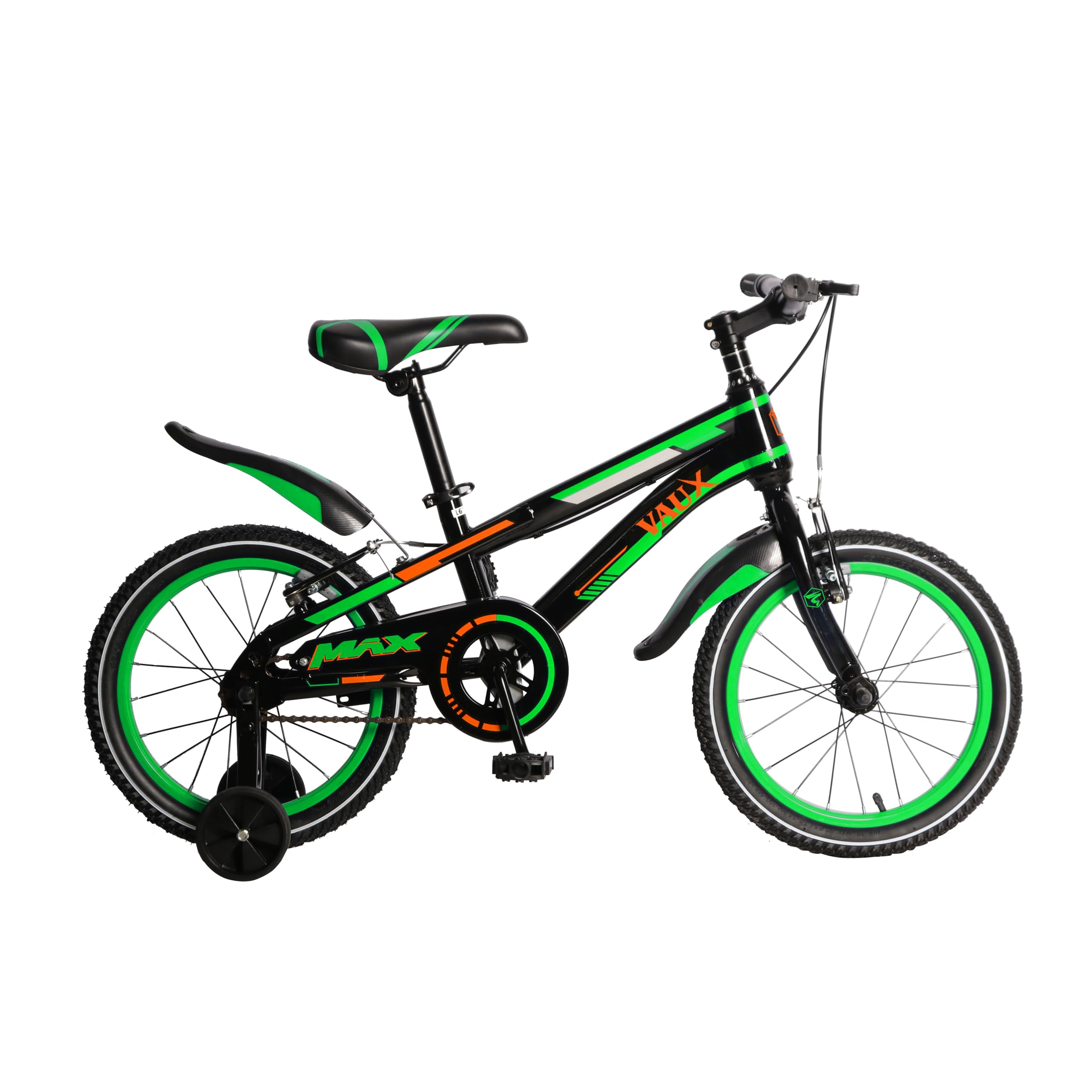 Max Kids Road Bike for 3-14 Years Boys & Girls, Adjustable Seat,14/16/18 Inch Training Wheels, 20/24/26 Inch Side Stand