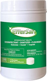 Effersan Disinfectant Tablets, 17 Grams, Bottle Of 100 Tablets