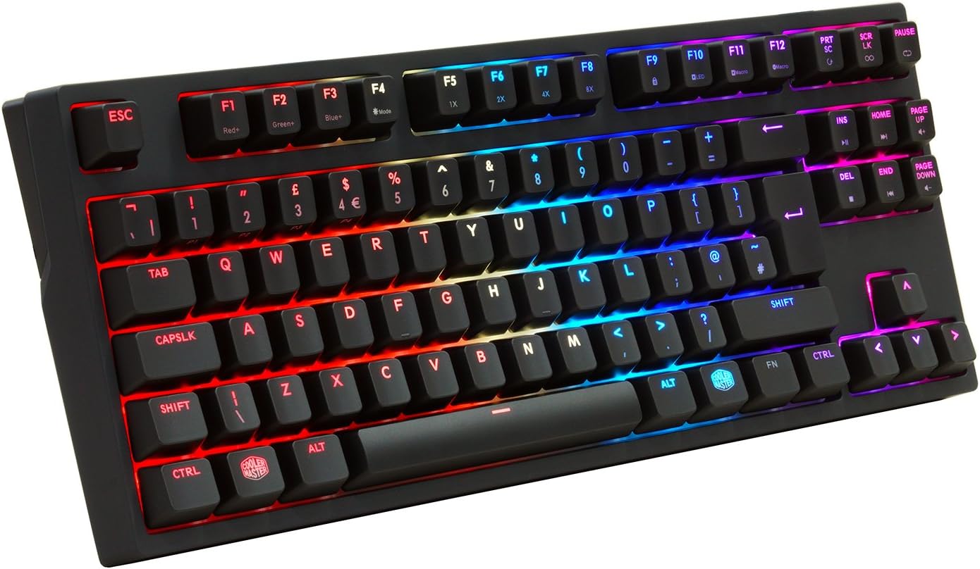 Cooler Master MasterKeys Pro S RGB Mechanical Gaming Keyboard 'TenKeyless, Cherry MX Brown Switches, RGB LED' SGK-6030-KKCM1-UK