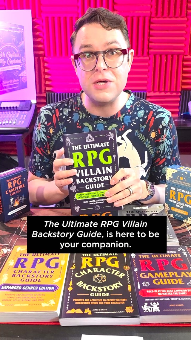 Image of The Ultimate RPG Villain Backstory Guide: Prompts and Activities to Create Compelling Antiheroes, Enemies, and Bad Guys (Ultimate Role Playing Game Series)