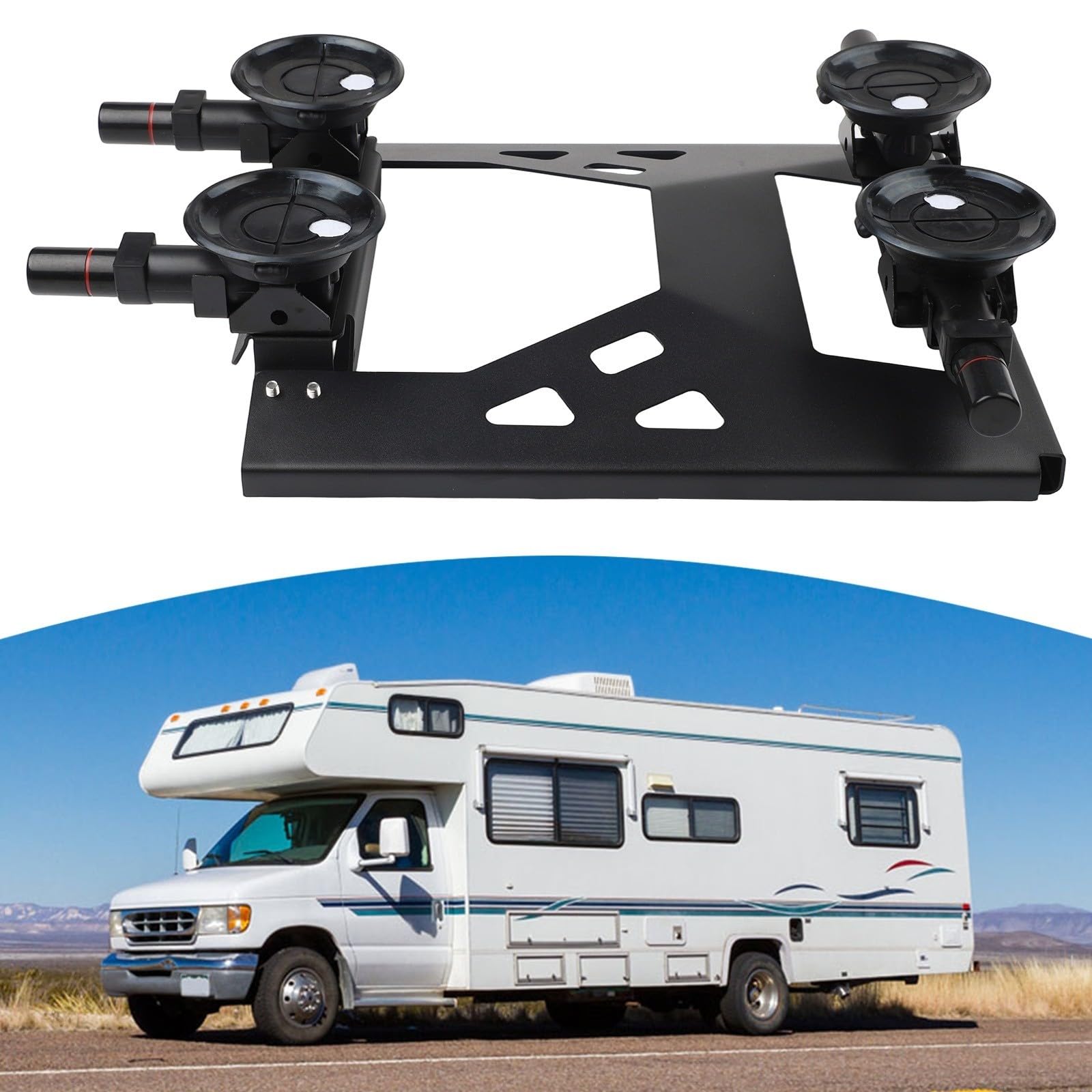 Soporte de ventosa para Starlink mini, para fijación de coche resistente, para autocaravana y barco, diseño resistente a la intemperie, fácil montaje sin herramientas