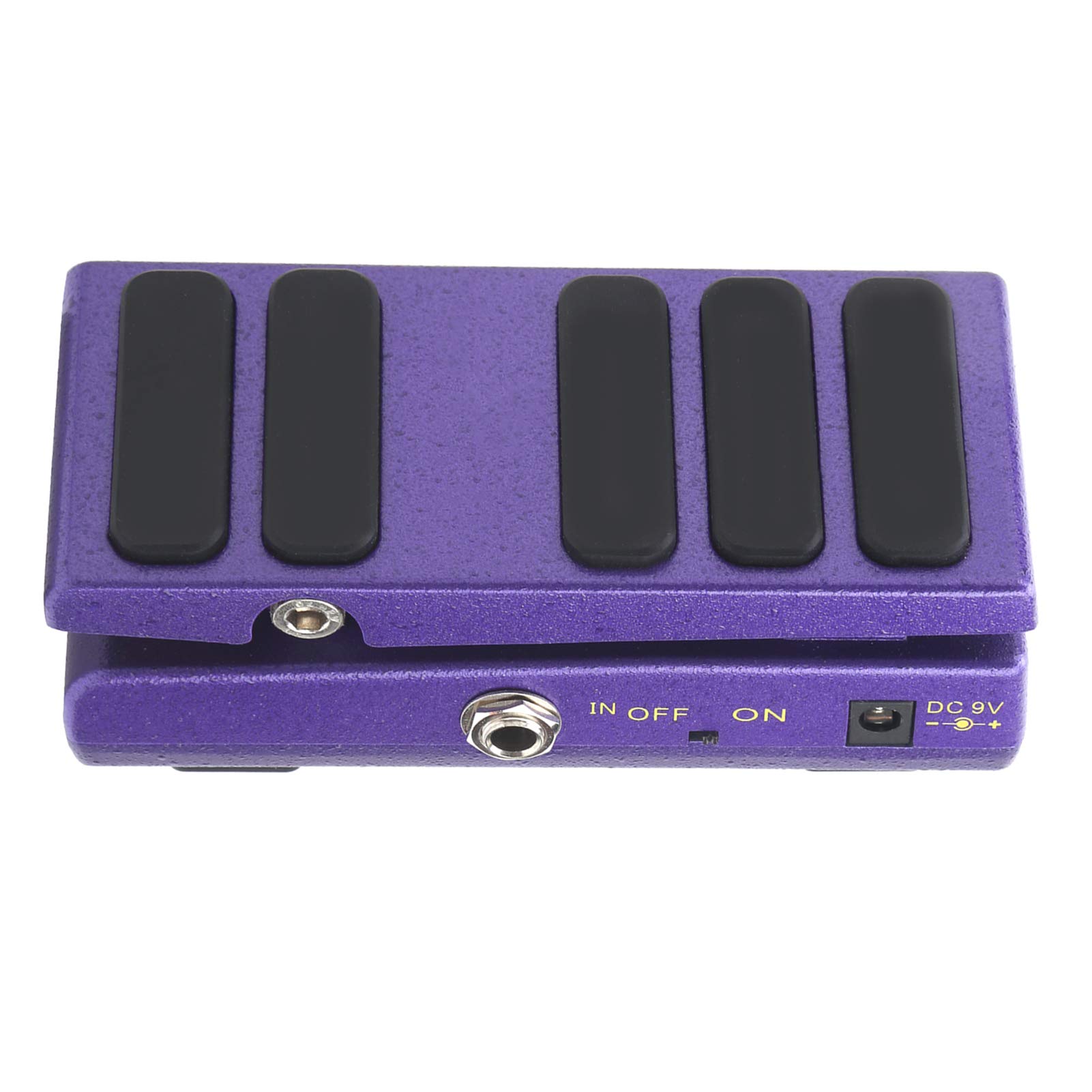 Pedale WahWah Bypass Effetto 2in1 Parti per chitarra elettrica Accessori per strumenti musicali Pedale effetto WahWah di livello professionale con modalità di commutazione (Purple)