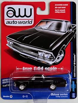 Amazon | オートワールド 1/64 1966 シェビー エルカミーノ Auto