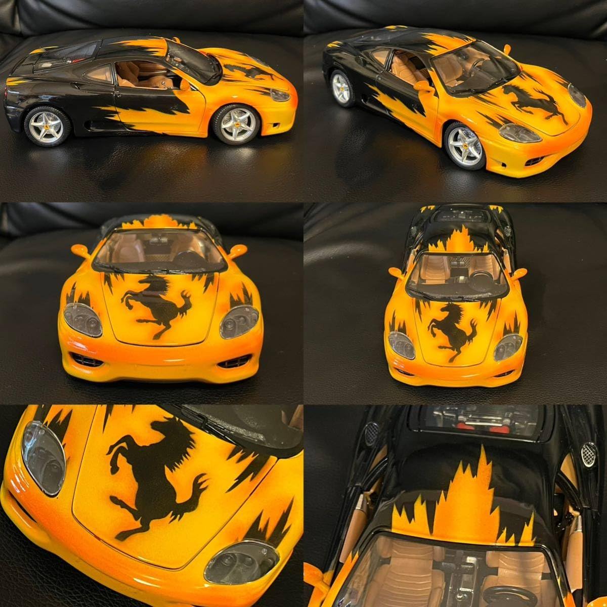 Amazon.co.jp: レア物 1/18 エアブラシ塗装 Ferrari 360 MODENA 1999