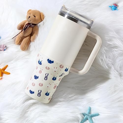 Miniatura 10 de GardTok Funda de silicona para botas para accesorios de copa Stanley, funda de silicona para botella de agua para Stanley Quencher H2.0 y vaso