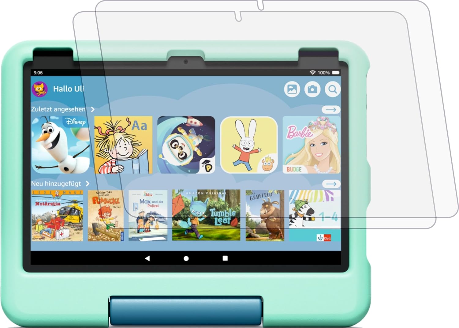 2x Anti-Reflets Protection Ecran Pour Amazon Fire HD 10 Kids