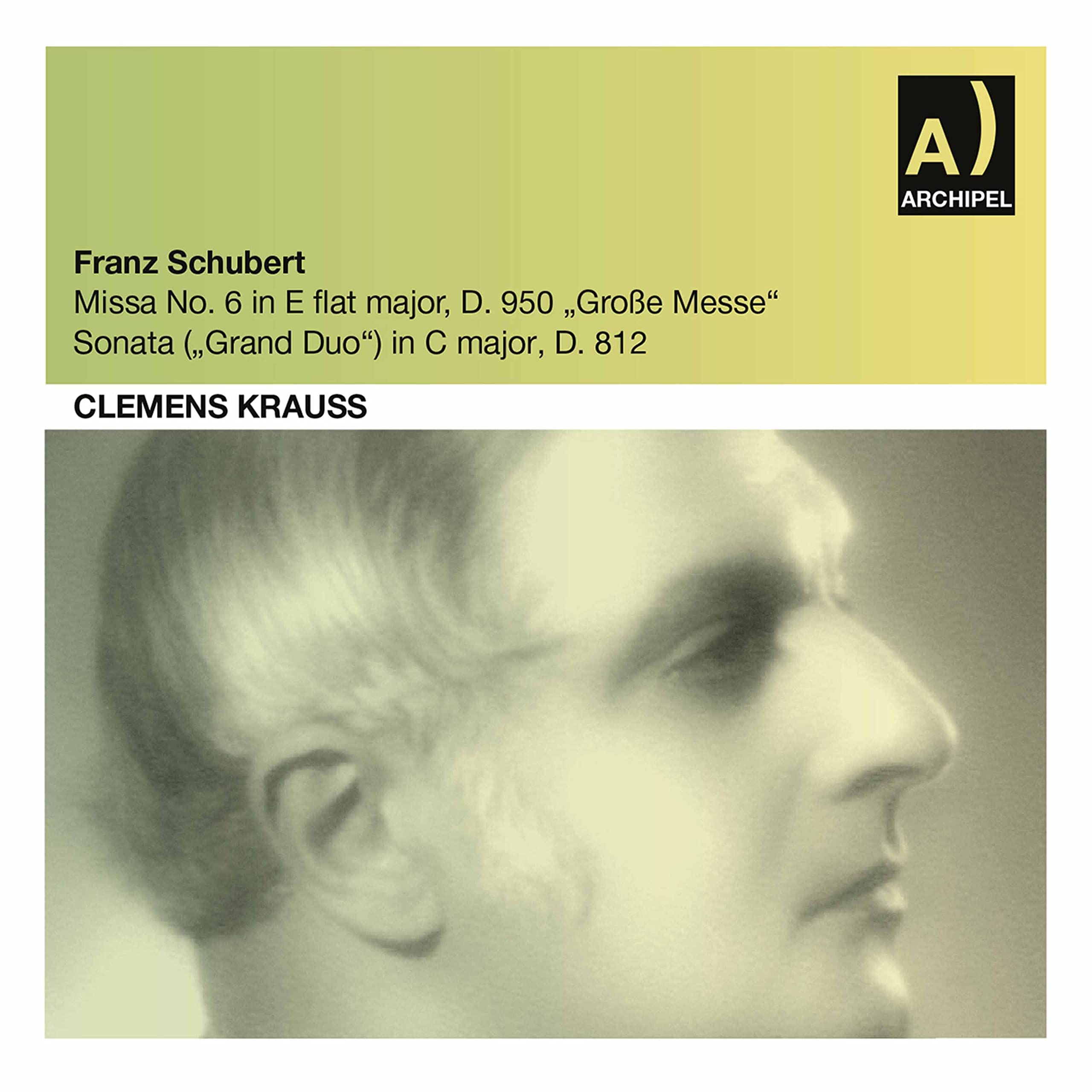 SCHUBERT - MISSA NO6 D950 - SONATA D812 ORCH - CLEMENS KRAUSS - WIEN - 1944