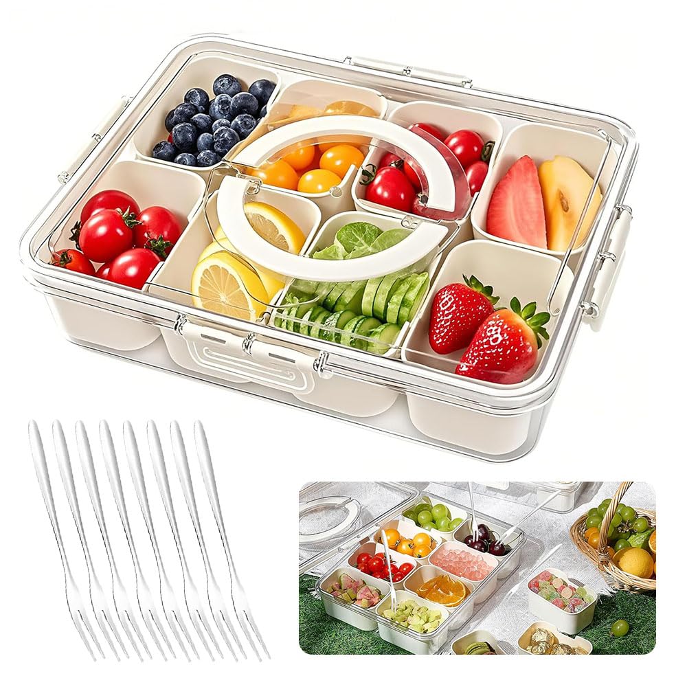 Camping Geschirr Set,Plastikgeschirr mit Edelstahl Campingbesteck,Unzerbrechliches Geschirr Set,Leicht,Farbenfroh und Wiederverwendbar für Picknick BBQ Garten,Spülmaschinenfest