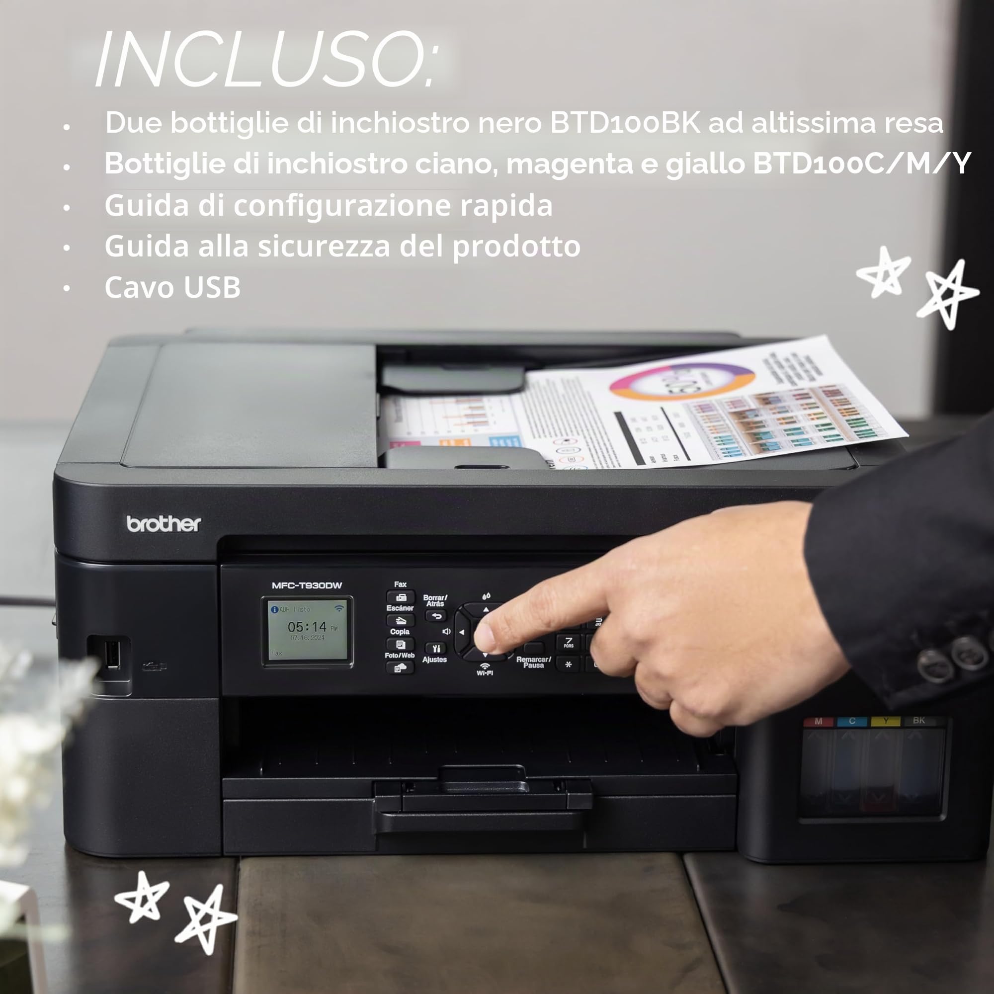 Brother Multifunzionale InkBenefit Tank MFC-T930DW