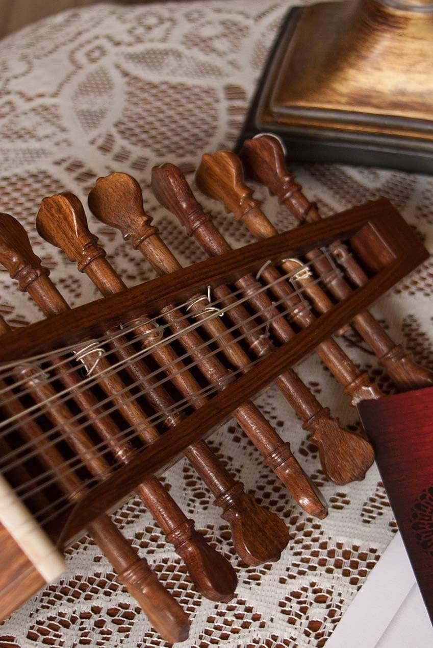 Includes: Roosebeck 8-Course Travel Lute W/Padded Gig Bag + Roosebeck 8-Course Lute String Set