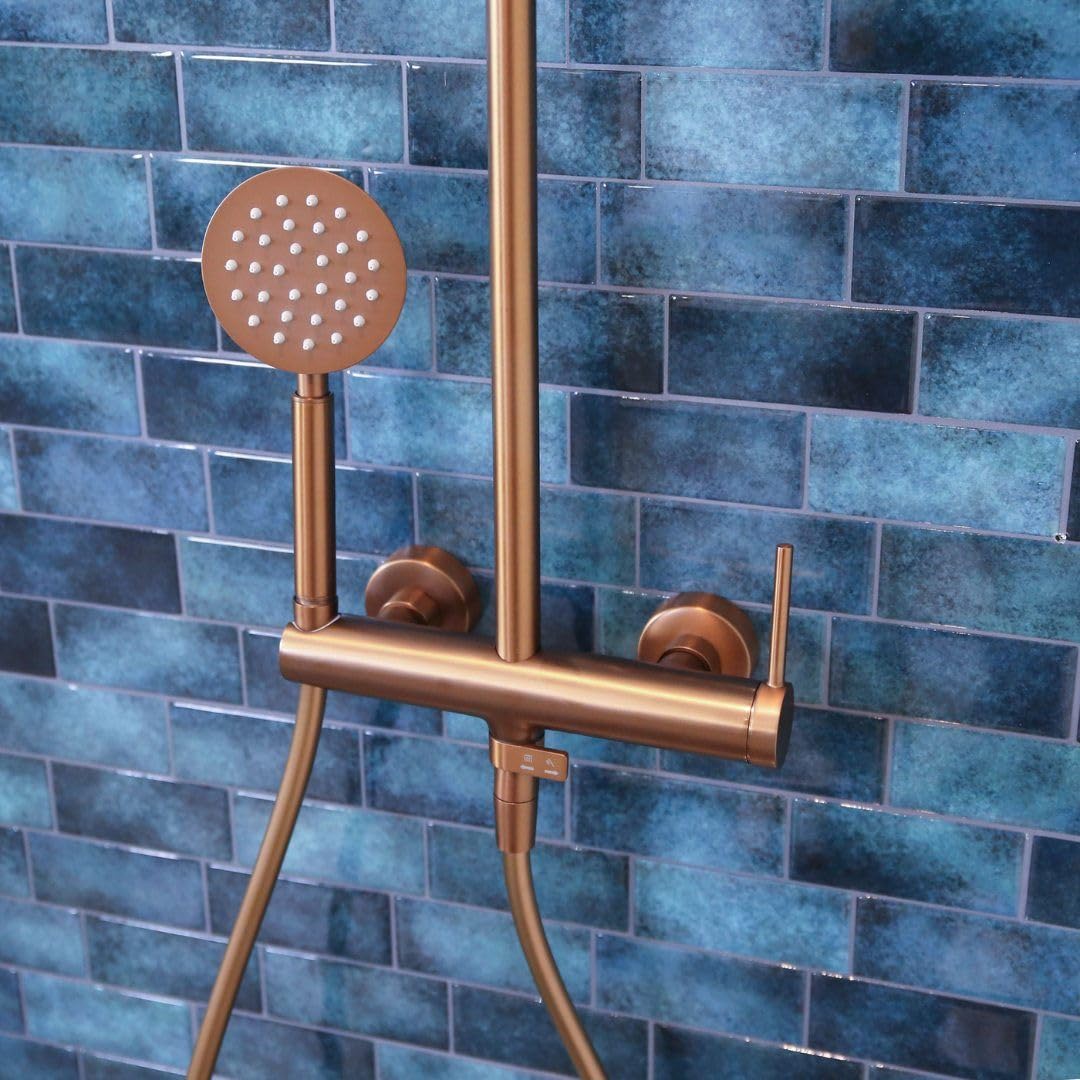 Essebagno Lollipop II colonne de douche mécanique cuivre brossé 250