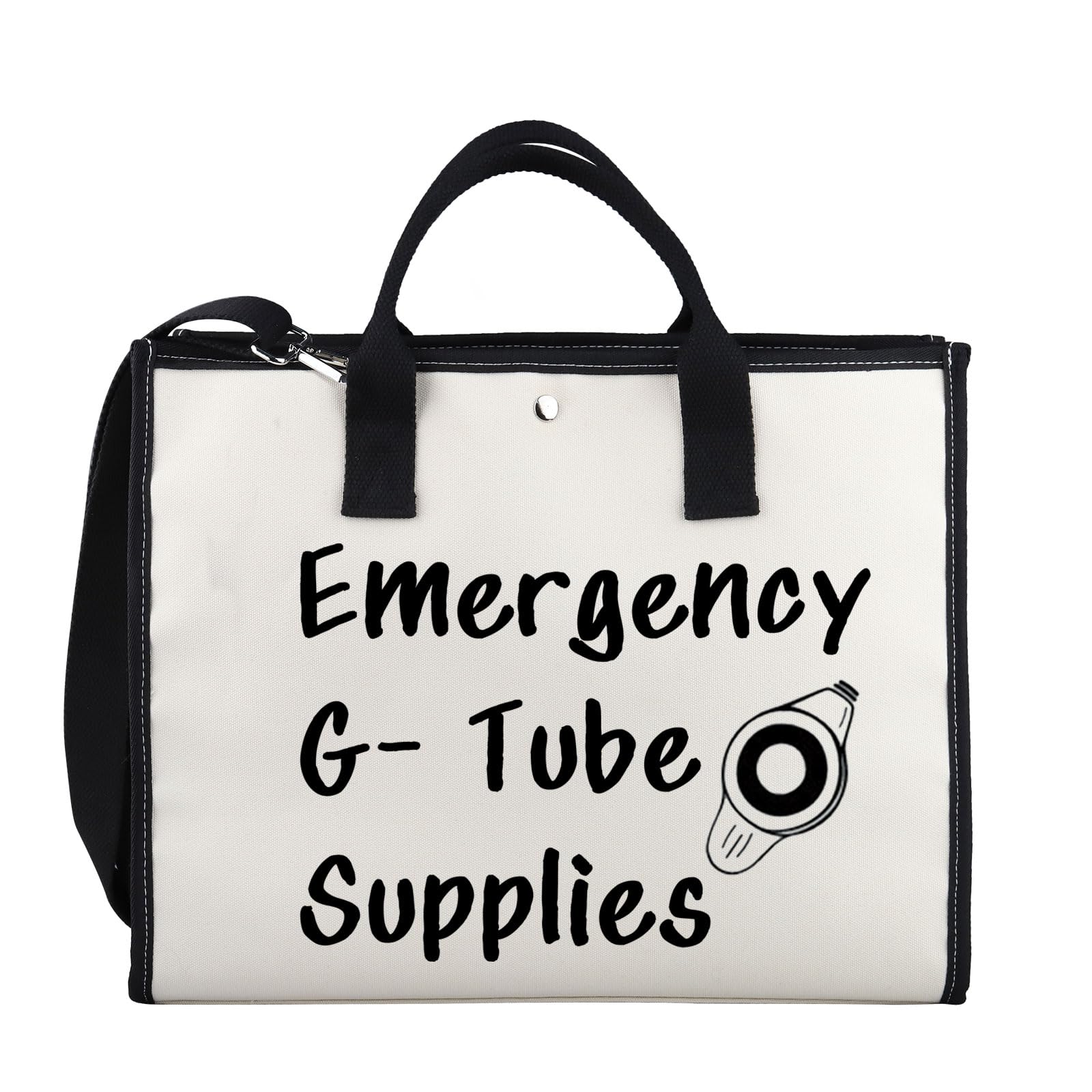 XYANFA Feeding Tube Bag Funny Dietician Gift Nurse Cosmetics Makeup Bag Critical Care Nursing Gift Emergency G Tube Supplies