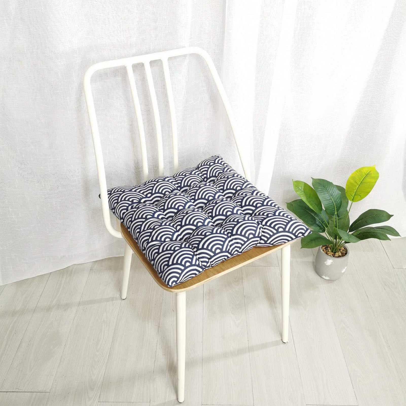 Dickes Baumwoll-Lesekissen, bequemes und Yoga-Kissen, Midi- und verdicktes Sitzkissen für Esszimmer, Küche, Terrasse, Sofa, perfekt für Entspannung