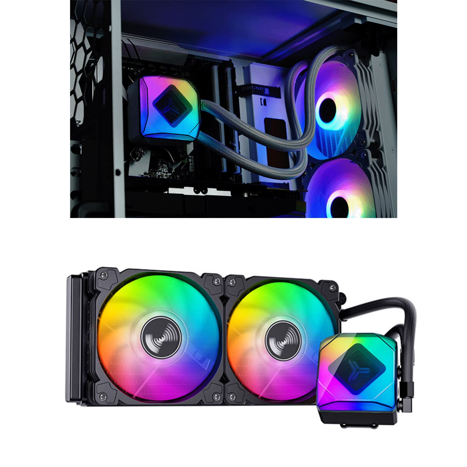 ARGB CPU Liquid Cooler CPU Chłodnica wodna 240mm/280mm/360mm Radiator Anti-Leak Dla LGA 1700/1200/115X/2011/AM4/AM5