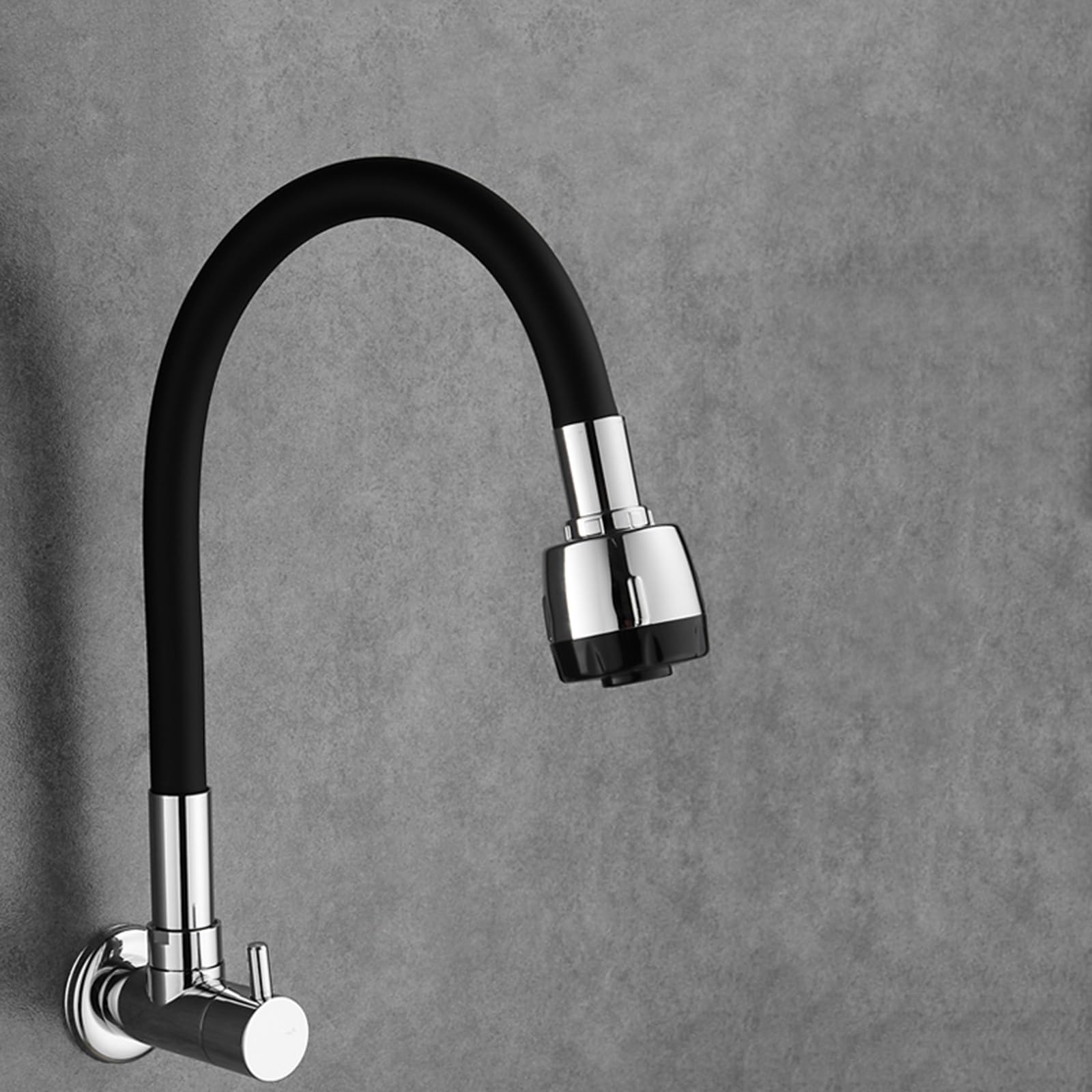 Wall Mounted Kitchen Tap - Cold Water Dual Mode Brass Sink Faucet