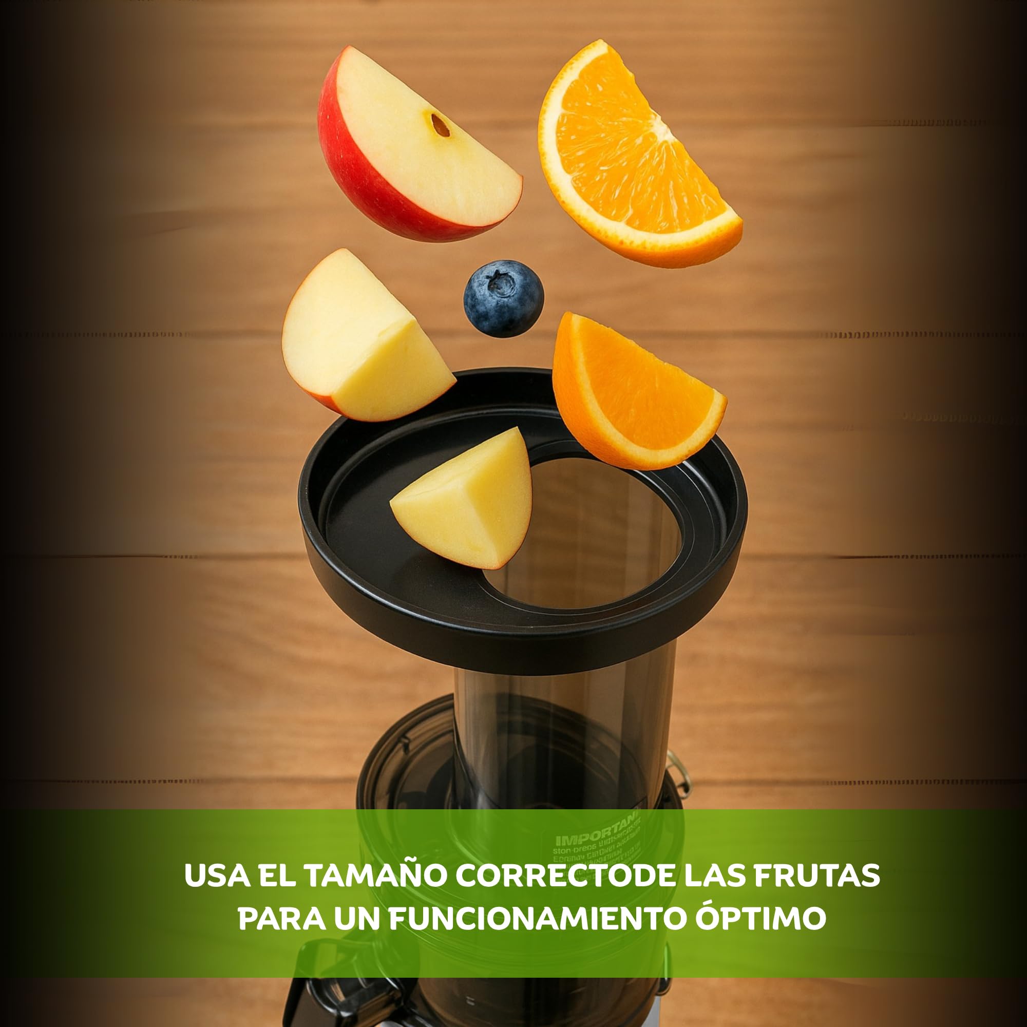 JuiceInstant - Extractor de zumos compacto para frutas y verduras, prensado en frío, exprimidor eléctrico sin BPA, 130W, con tamiz, antigoteo, licuadora lenta que conserva vitaminas (Gris)