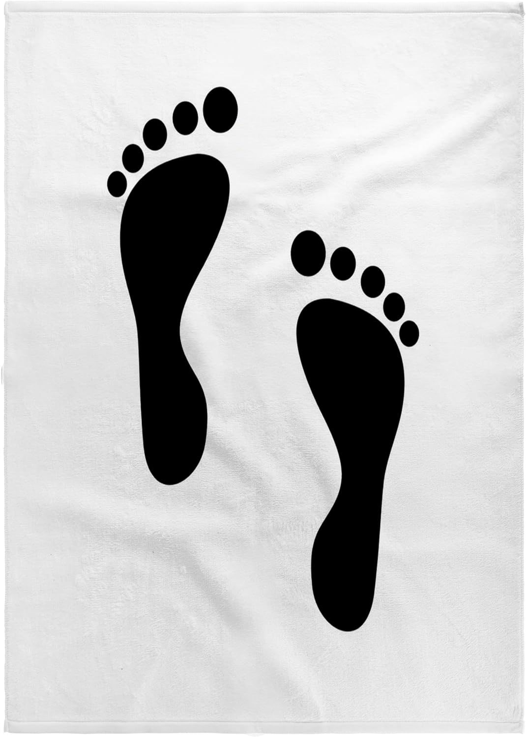 3dRose Footprints 22x30 Bath Hand Pool Towel