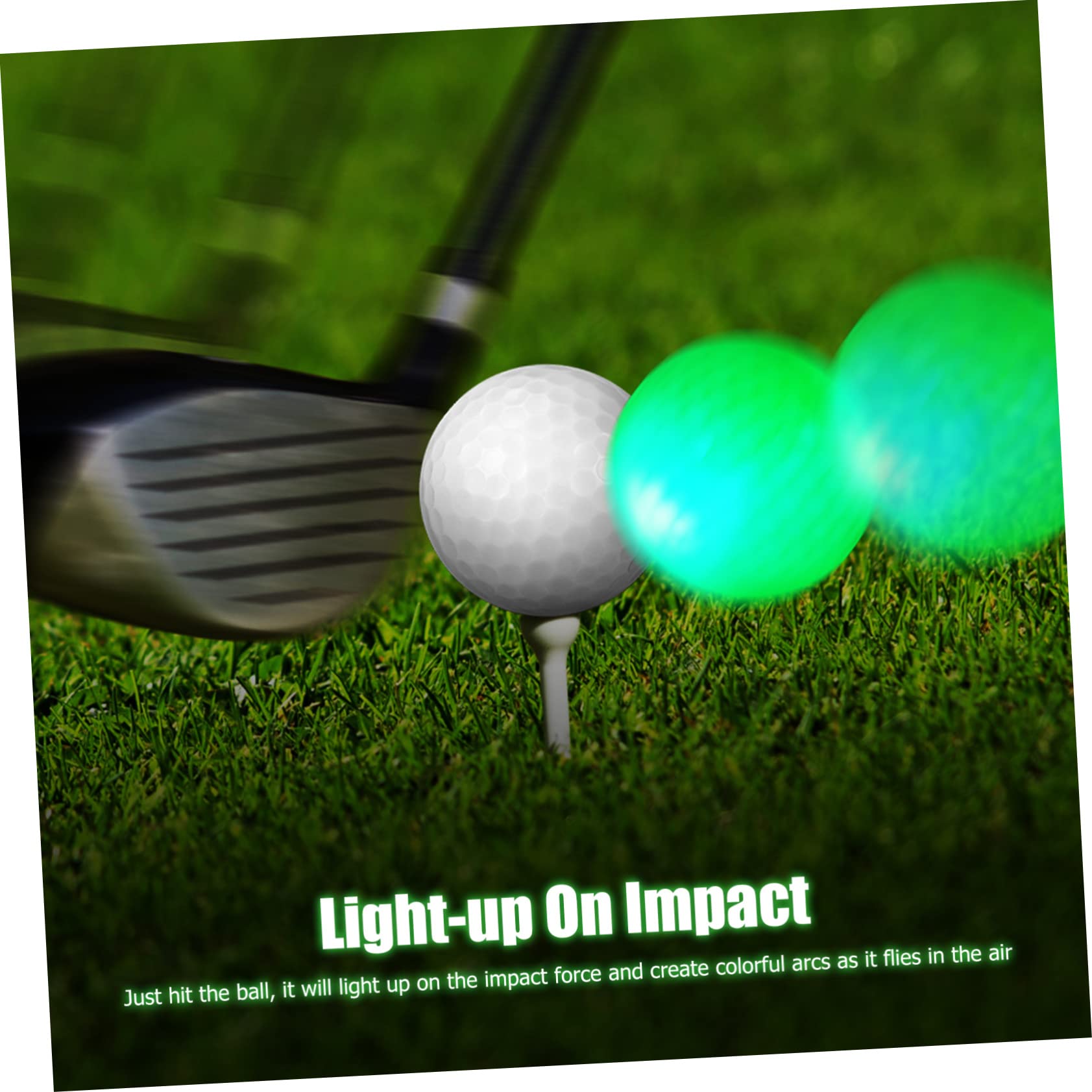 Sosoport 8stücke Leuchtende Flashing Golf Balls Für Nachtspiele Für Training Bunte Led Für Und Außensport