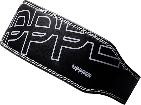 UPPPER Weight Lifting Belt - Double Prong 4 to 2.5 Tapered Premium Lifting Belt for Men and Women - Ultimate Back Support For Weightlifting and Powerlifting | Premium Fitness Gear