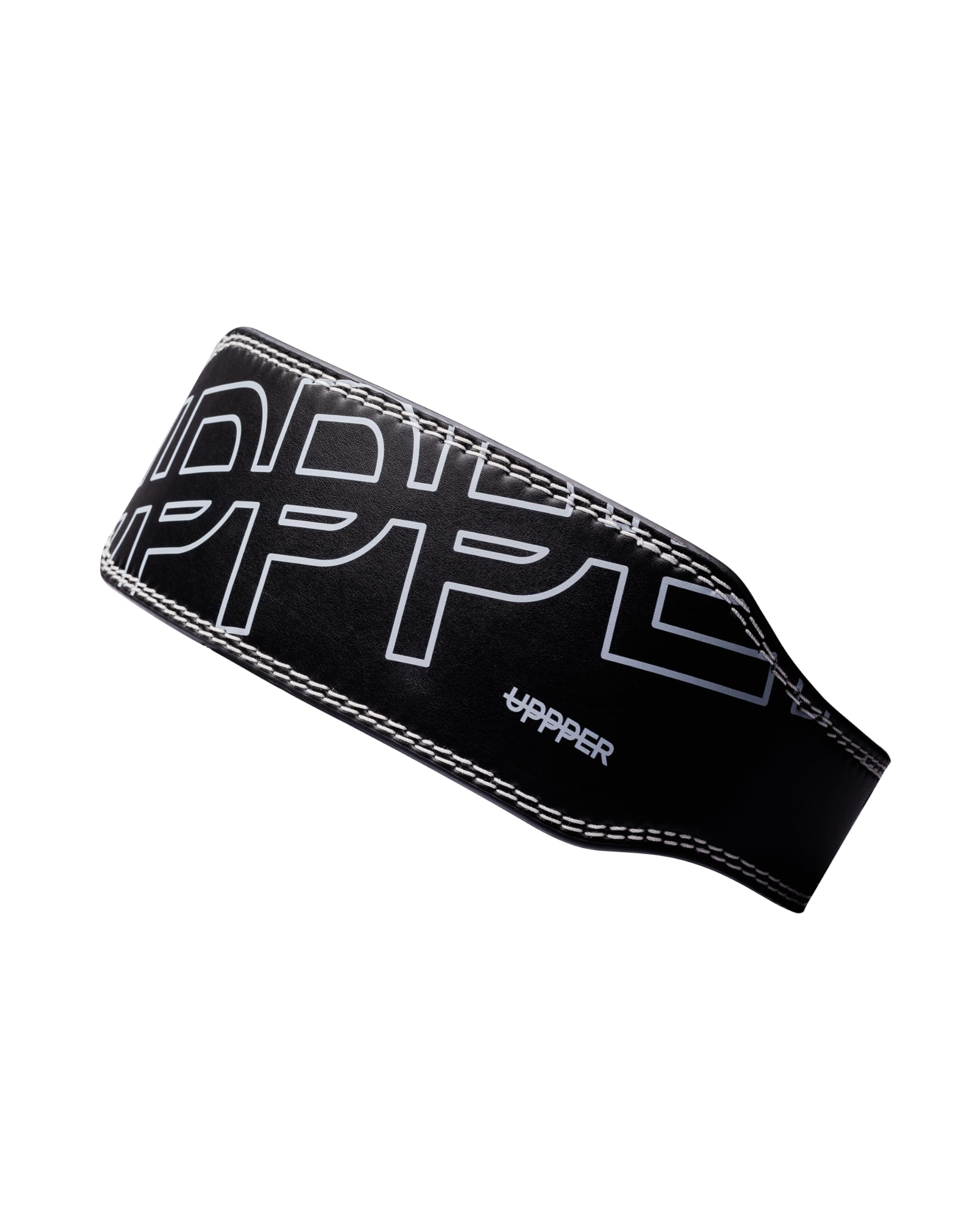 UPPPER Weight Lifting Belt - Double Prong 4” to 2.5” Tapered Premium Lifting Belt for Men and Women - Ultimate Back Support For Weightlifting and Powerlifting | Premium Fitness Gear (Black, Medium)