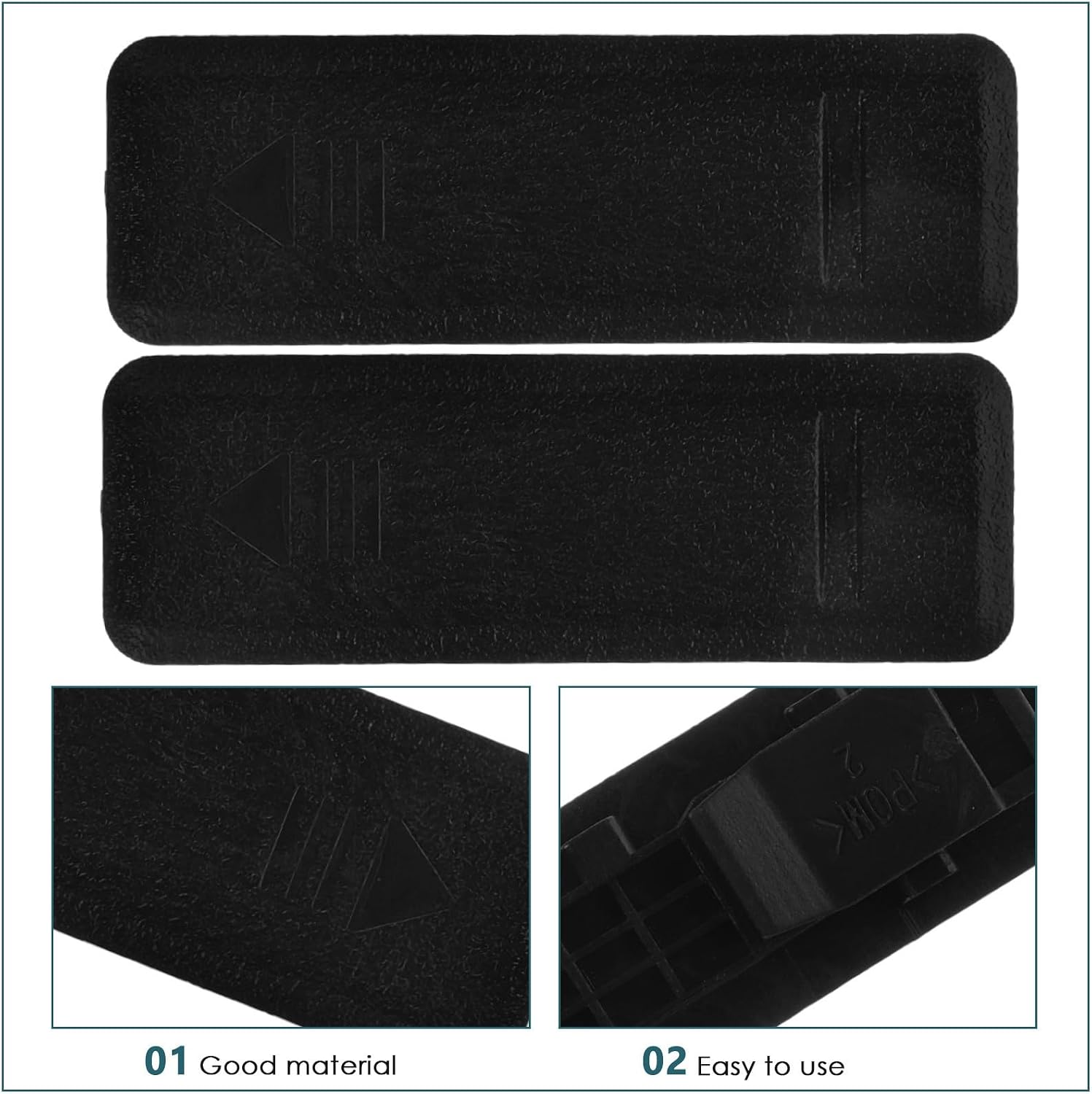 Vehicle Roof Plug Compatible Gd 2012 Black Plastic Cap | Roof Grommet Cover for Car, Sleek Profile, Sturdy Build, Rainwater Blocking, Interior Shielding