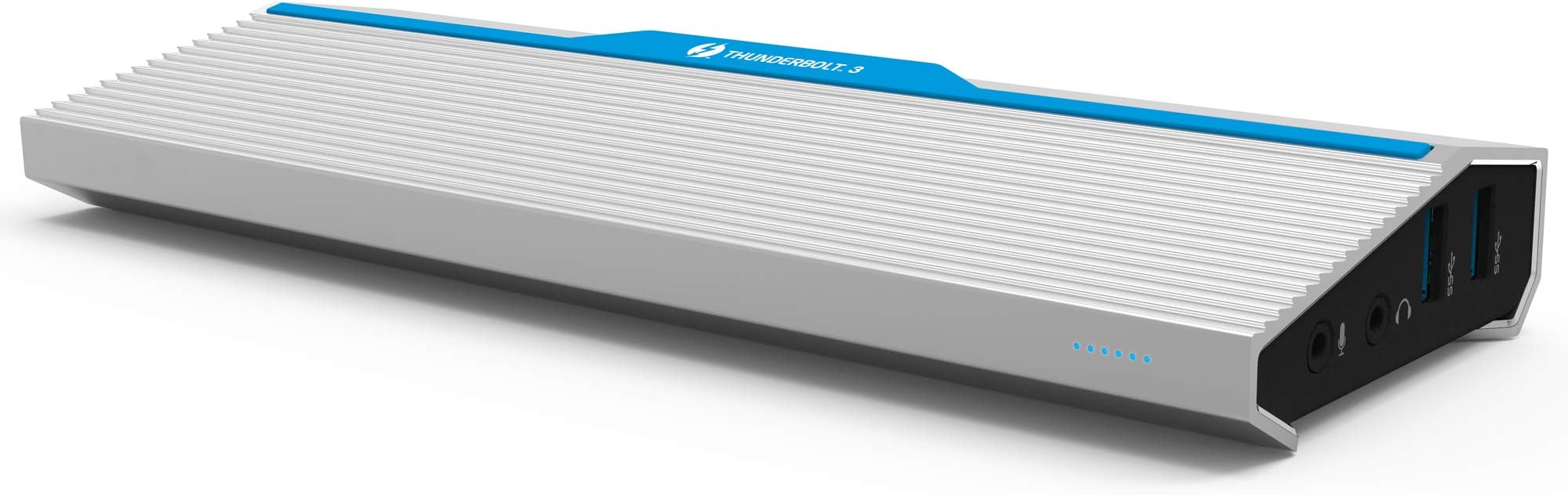 Accell Thunderbolt 3 Docking Station - PC or MAC, Dual 4K Display Support, 40Gbps USB Type C 3.1 Gen2 + Cable, 135W Power Adapter