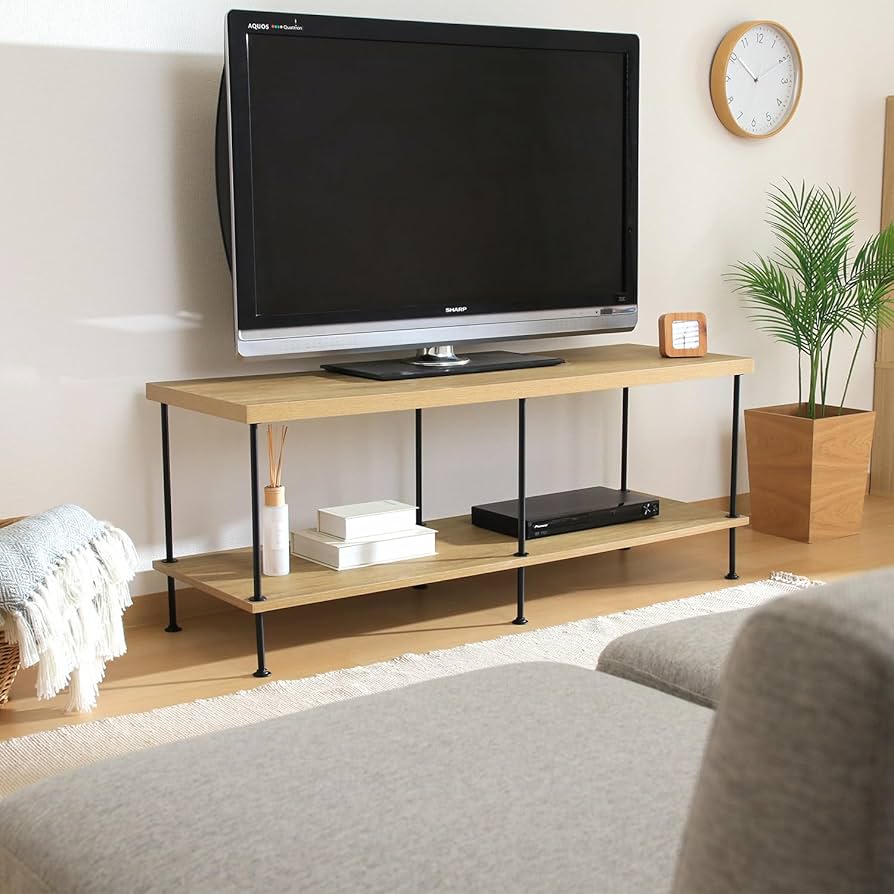 テレビ台 フロートテレビボード 幅220cm 奥行36cm 閉じたまま リモコンOK