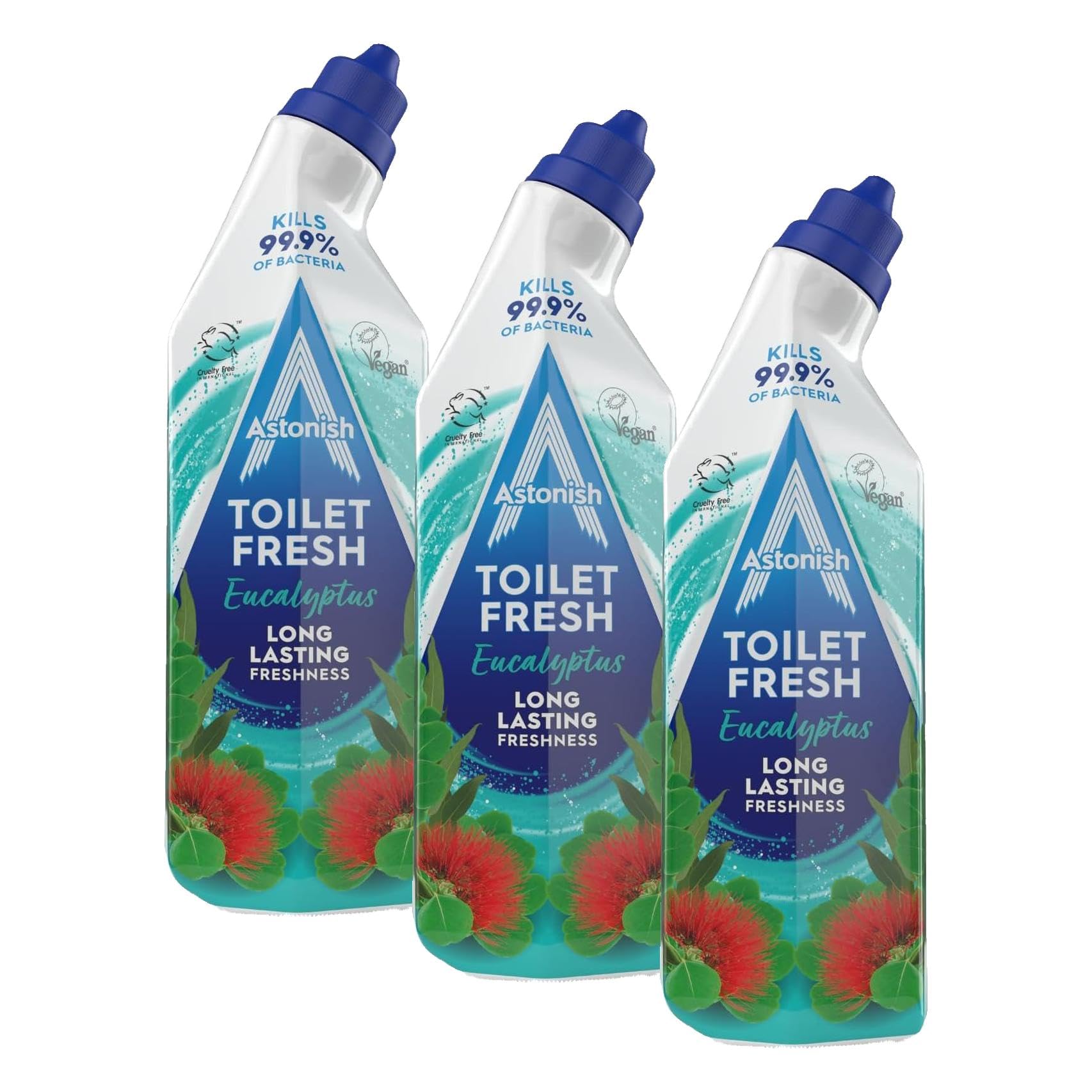 Astonish Eucalyptus Toilet Fresh Gel, Kills 99.9% of Bacteria, Limescale Prevention, 750ml — view 7