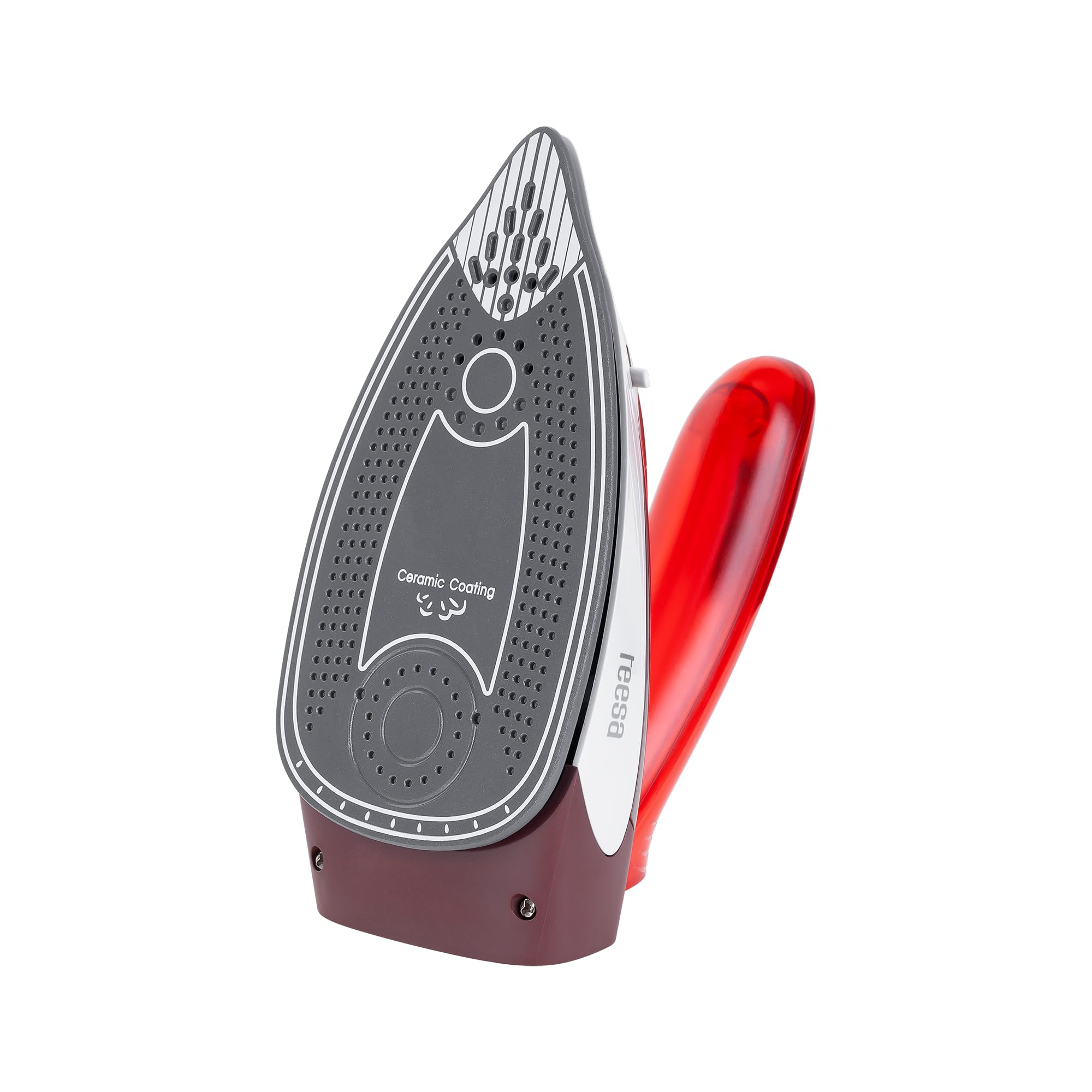 Teesa SLIDE TRAVEL 1100 - Ferro da stiro da viaggio, colore: Rosso/Bianco/Grigio