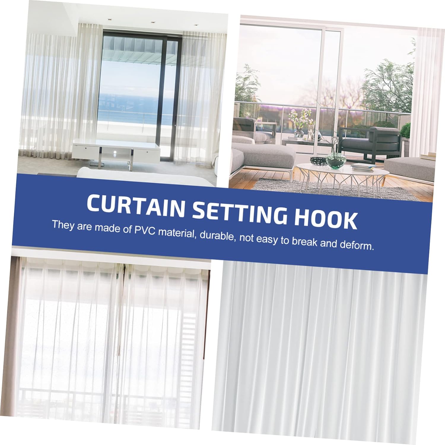 Garneck 30sets Vertical Blind Stem Replacement Kit Easy Install Vertical Blinds Repair Parts Minimalist Design