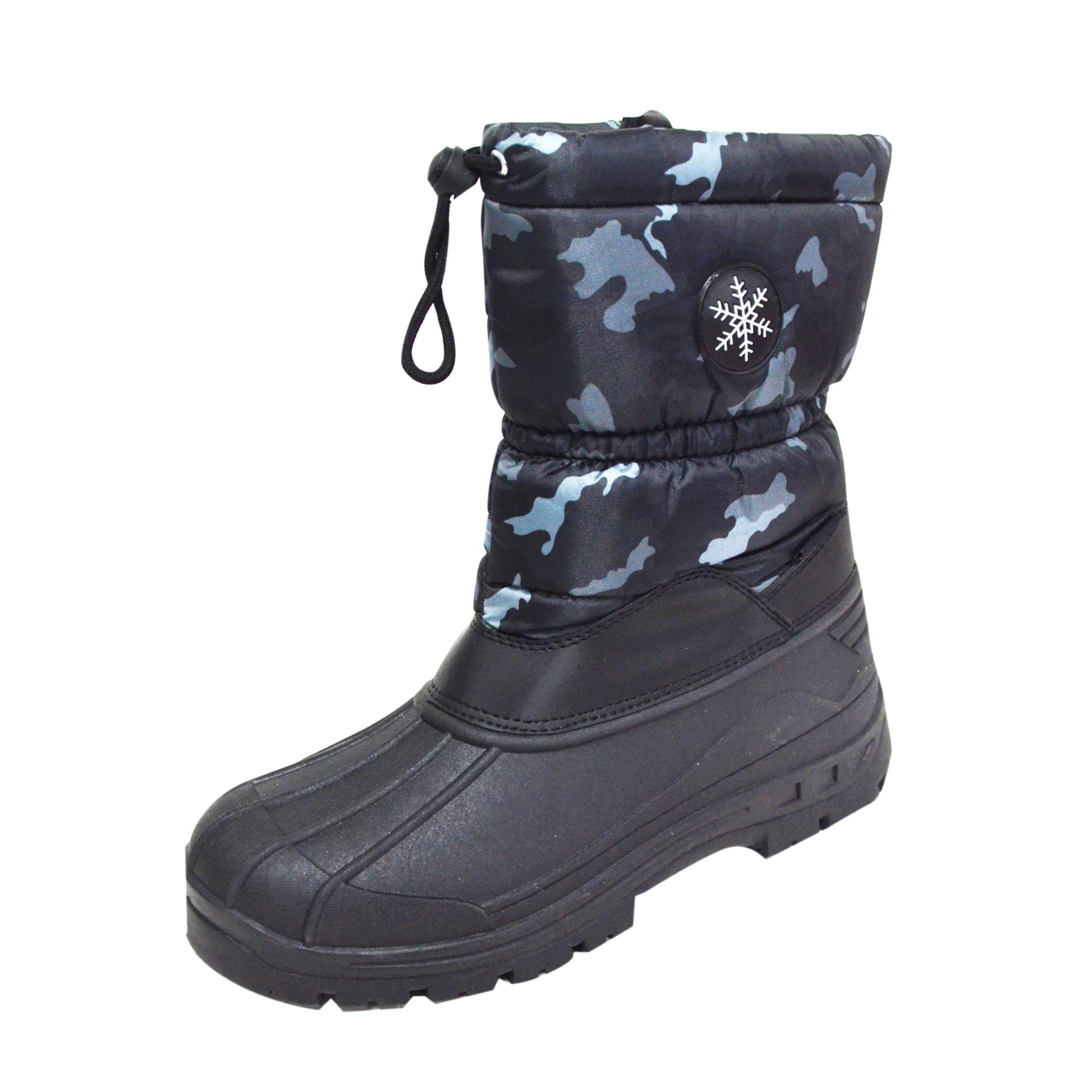 Men's Water Resistant Snow Boots Insulated Zipper Cold Weather-proof Winter Boots (Y06)