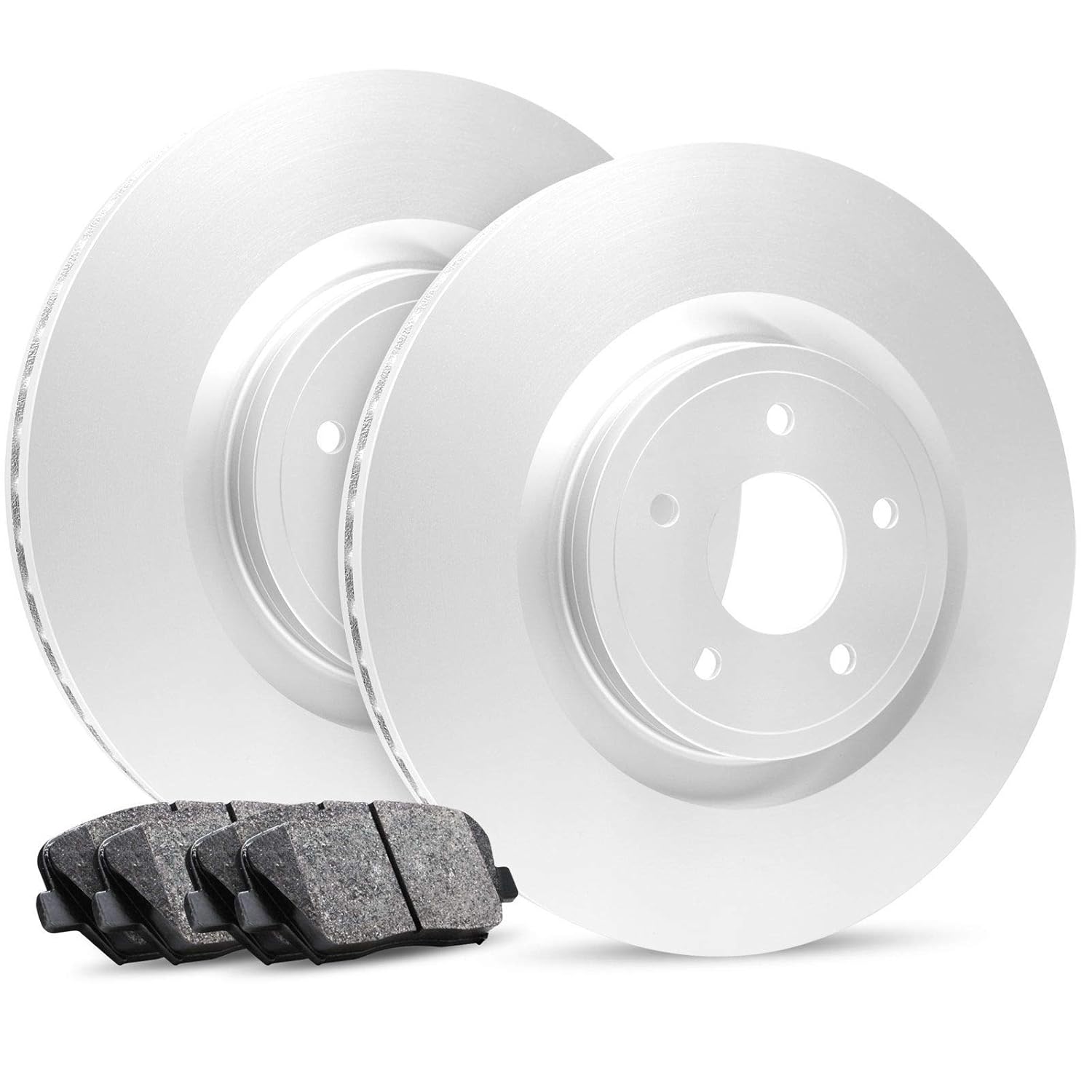 R1 Concepts Front Brakes and Rotors Kit Front Brake Pads Brake Rotors and Pads Ceramic Brake