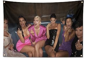 Customized Birthday Party Middle Finger Flag Tapestry