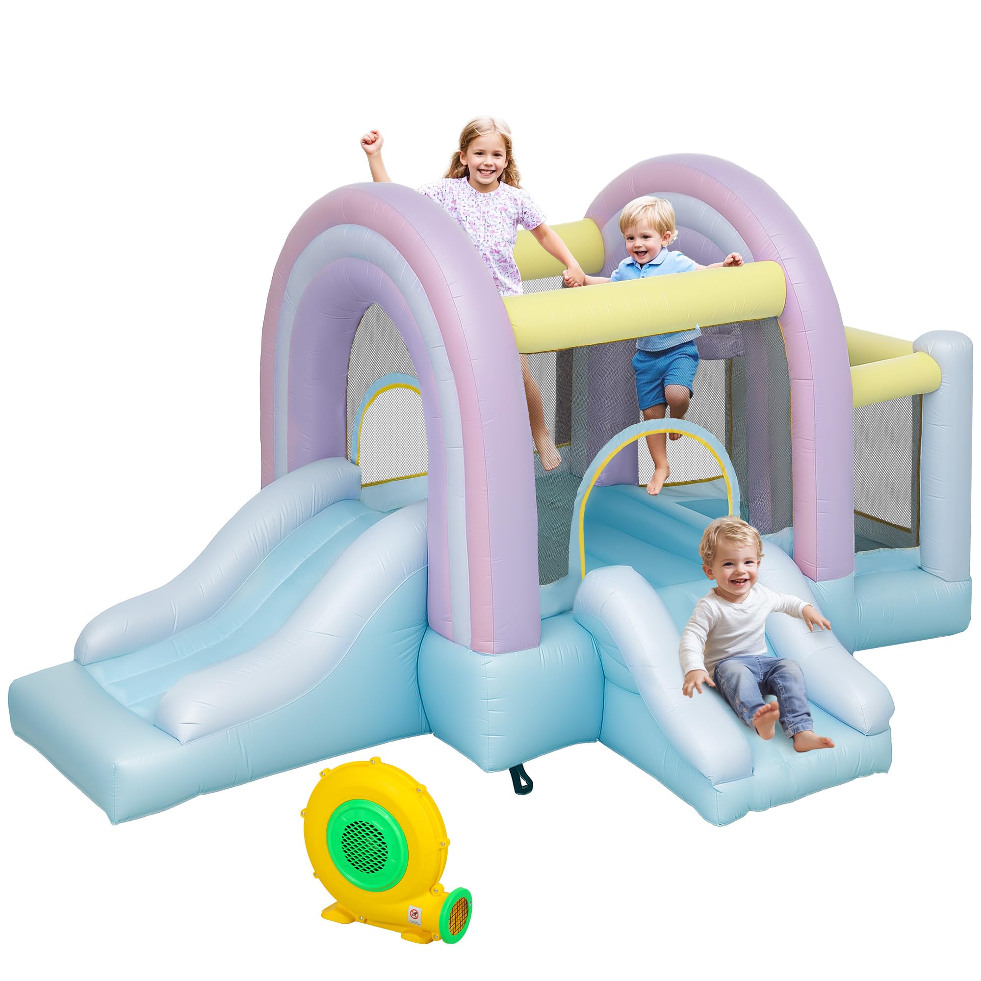 Château gonflable 5 en 1 avec souffleur, parc aquatique structure Château gonflable 5 en 1 avec souffleur, parc aquatique structure
