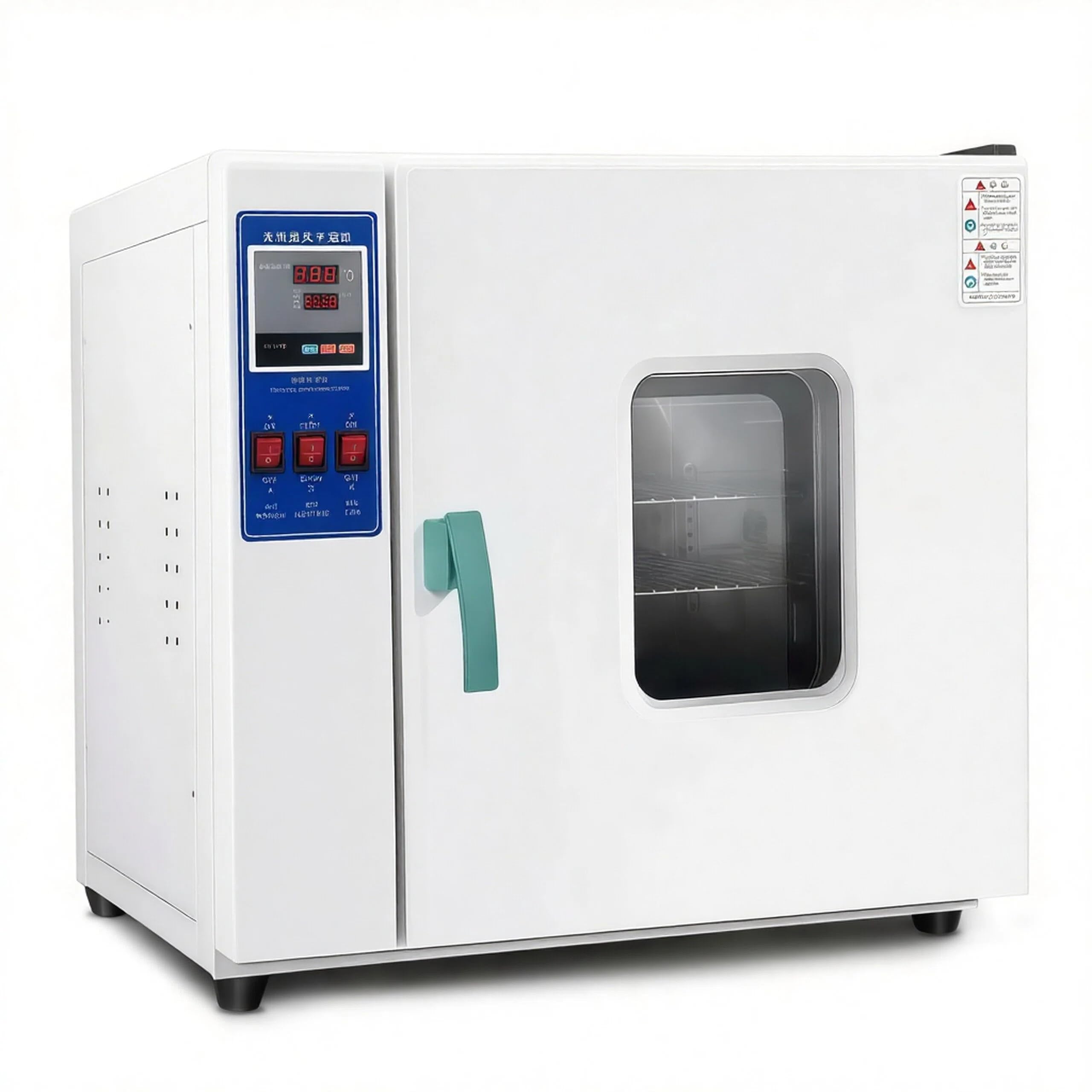 Stufa di Essiccazione da Laboratorio a Convezione Forzata Professionale, Forno Digitale in Acciaio Inox, RT+50-250°C, Timer 9999 min, Riscaldamento Uniforme per Industria e Ricerca (16L / 43L) (43L)