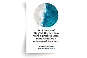The Princess Bride - Do I Love You Quote - Unframed Print