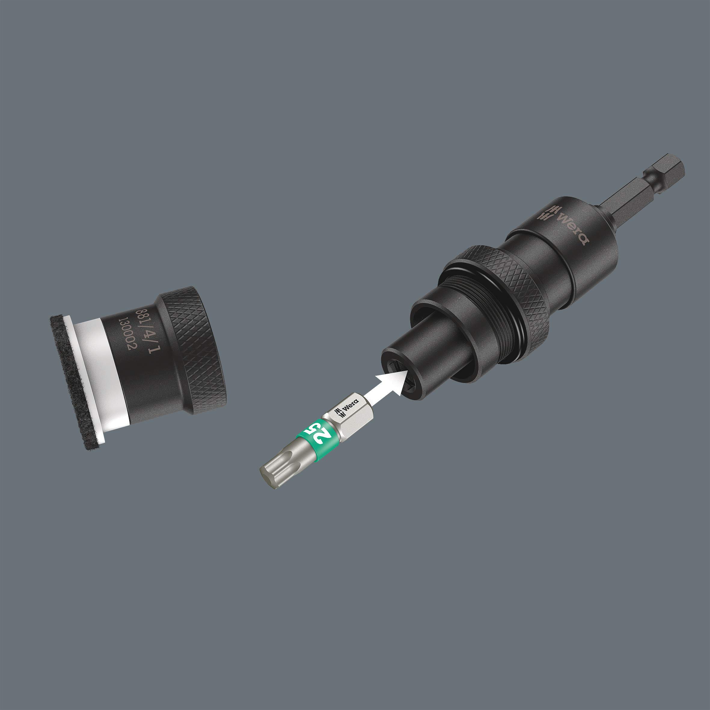 Wera 881/4/1 SB Porte-embouts à butée de profondeur réglable, 3 pièces