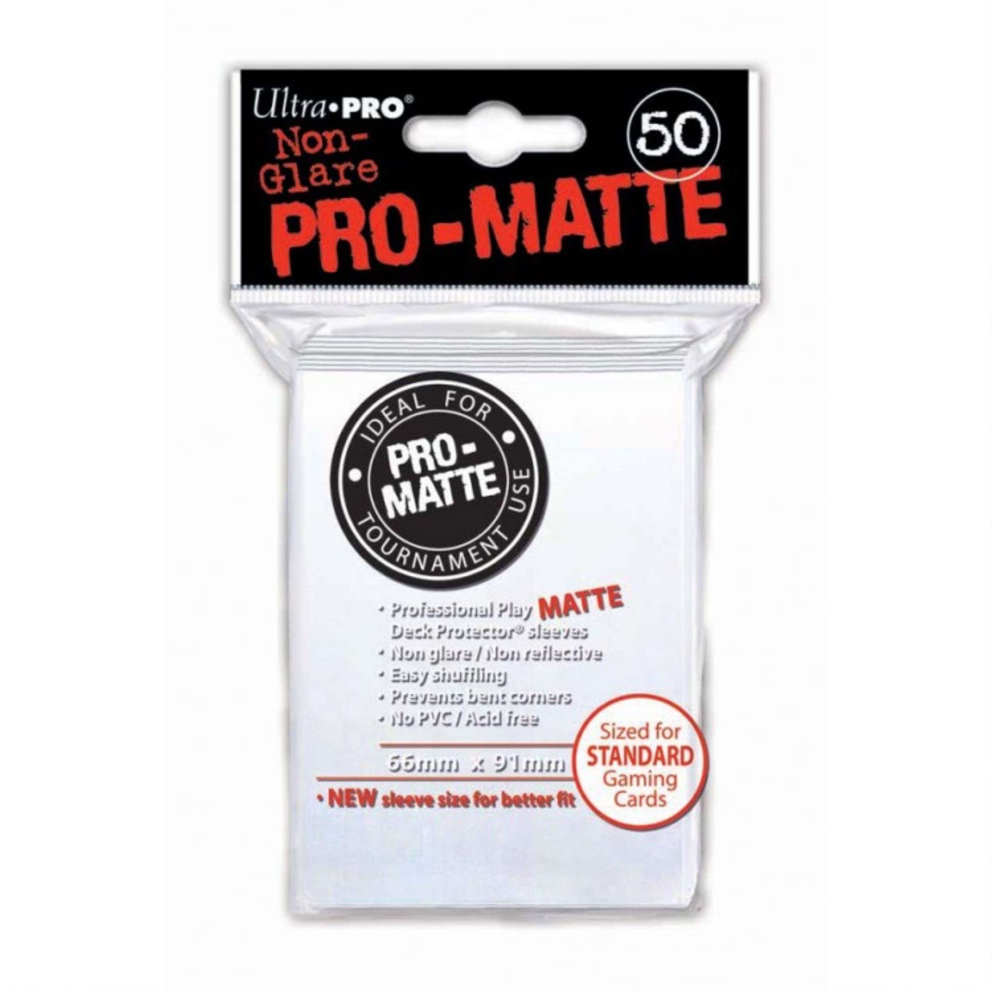 ultra pro white card sleeves Dividers The package contains 100 pieces SupremePro Matte - White Premium