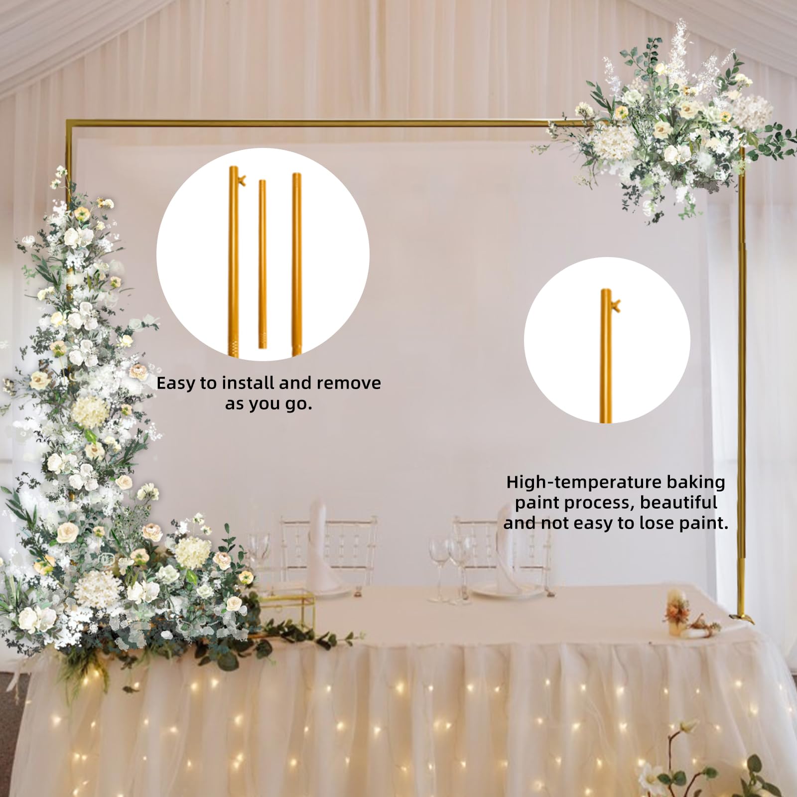 EMART Tischbogenständer Verstellbar - 196-300cm De Produktbild-Vorschau 2