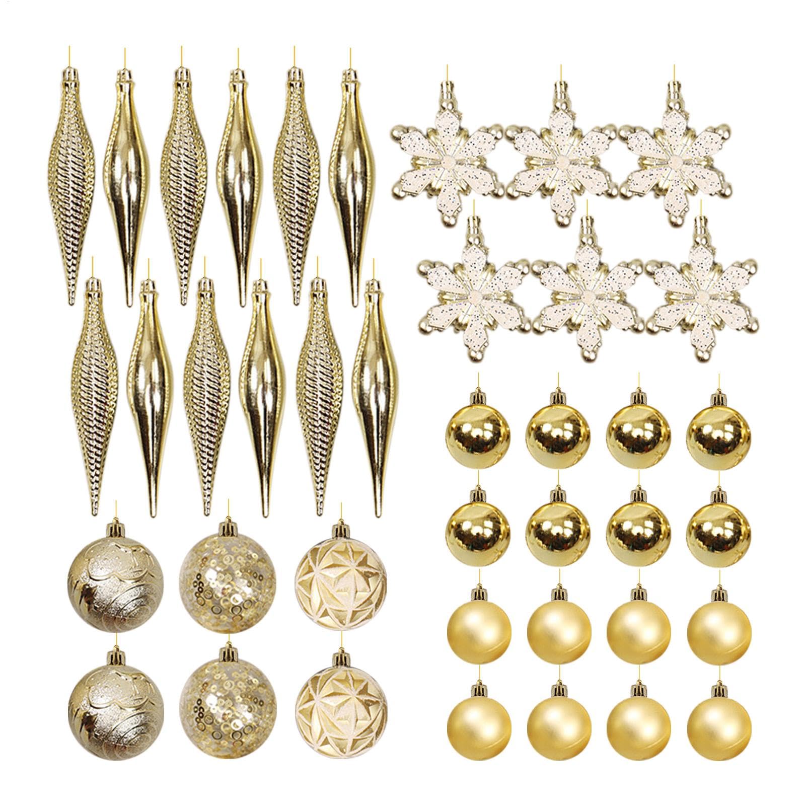Kit de boules de Noël à paillettes pour décoration de sapin