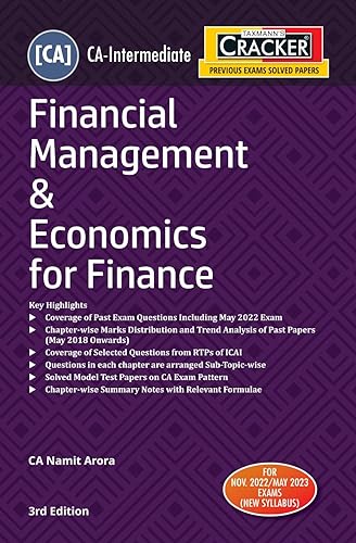Taxmann's CRACKER for Financial Management &amp; Economics for Finance (Paper 8 | FM &amp; ECO) – Covering sub-topic-wise past exam questions &amp; detailed answers | CA-Inter | Nov. 2022 Exams