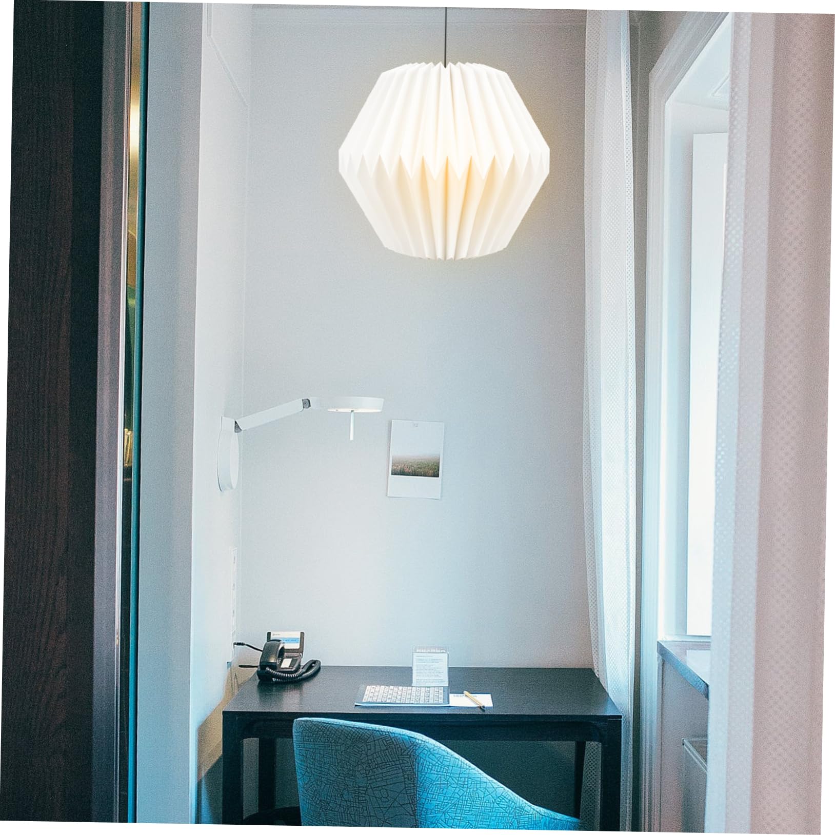 Uonlytech 2pezzi Lampadario Nordic Geometrico Decorativo Per Moderni e Accoglienti Facile Installare e