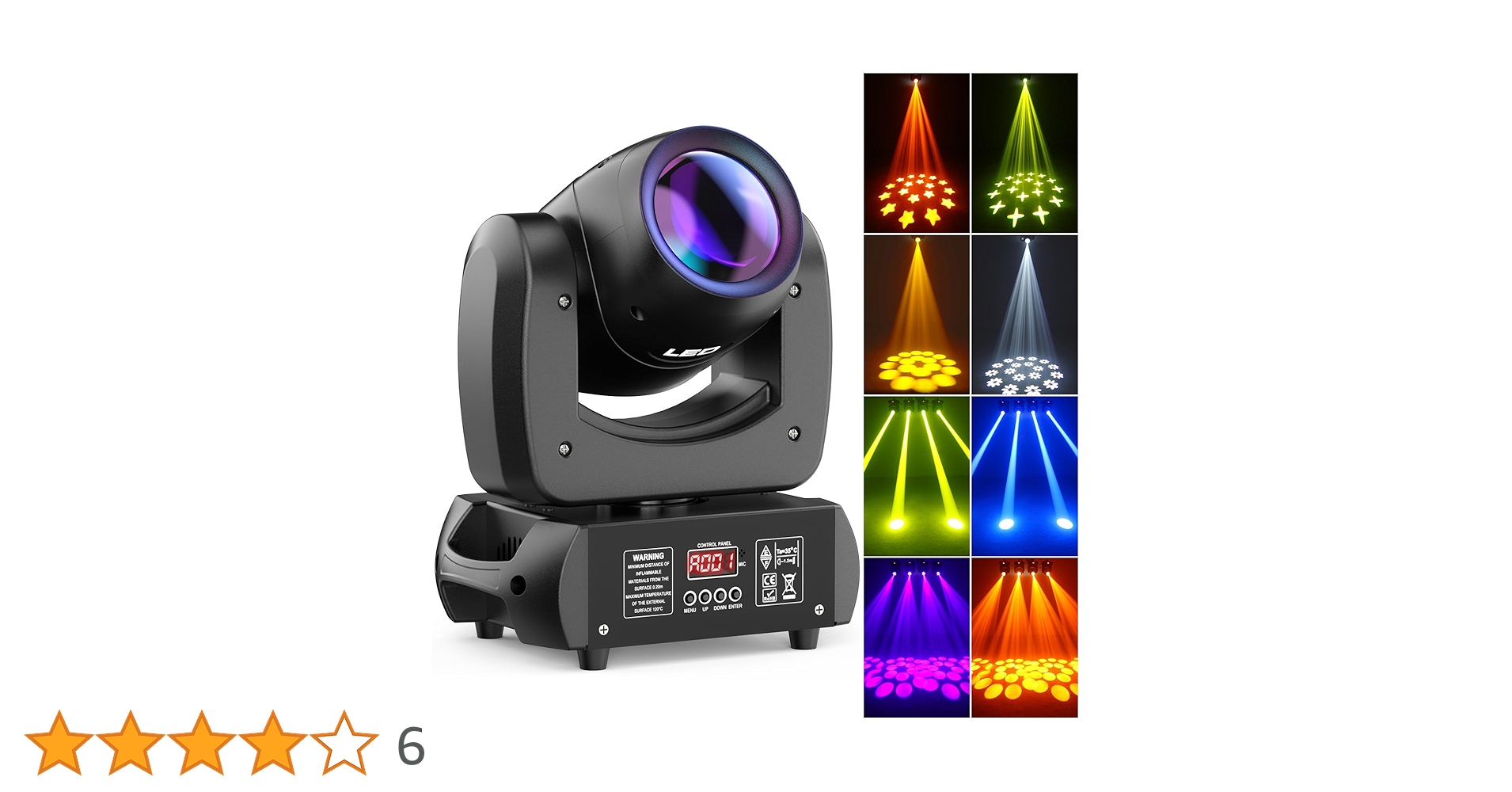 SEBRUANC 100W ムービングヘッドライト LED 回転DJ ライト Amazon.co.jp: SEBRUANC 100W ムービングヘッドライト LED 回転DJ