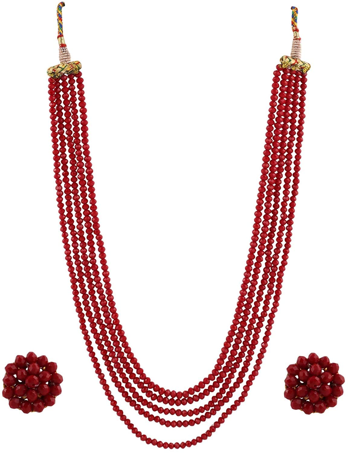 See full amazon price history chart for Ratanshala - Semi Precious Gemstone Maroon Crystal Beads 5 Layer Necklace with Stud Earring Multi Strand Maroon Colour 16" Mala for Girl and Women Fashion Jewellery Ratanshala - Semi Precious Gemstone Maroon Crystal Beads 5 Layer Necklace with Stud Earring Multi Strand Maroon Colour 16" Mala for Girl and Women Fashion Jewellery (B091FN9D3G) Amazon Price History, Amazon Price Tracker