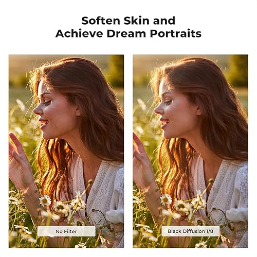 Miniatura 4 de K&F Concept Filtro de efecto cinematográfico de difusión negra de 2.165in con 28 revestimientos multicapa impermeable, resistente a los arañazos