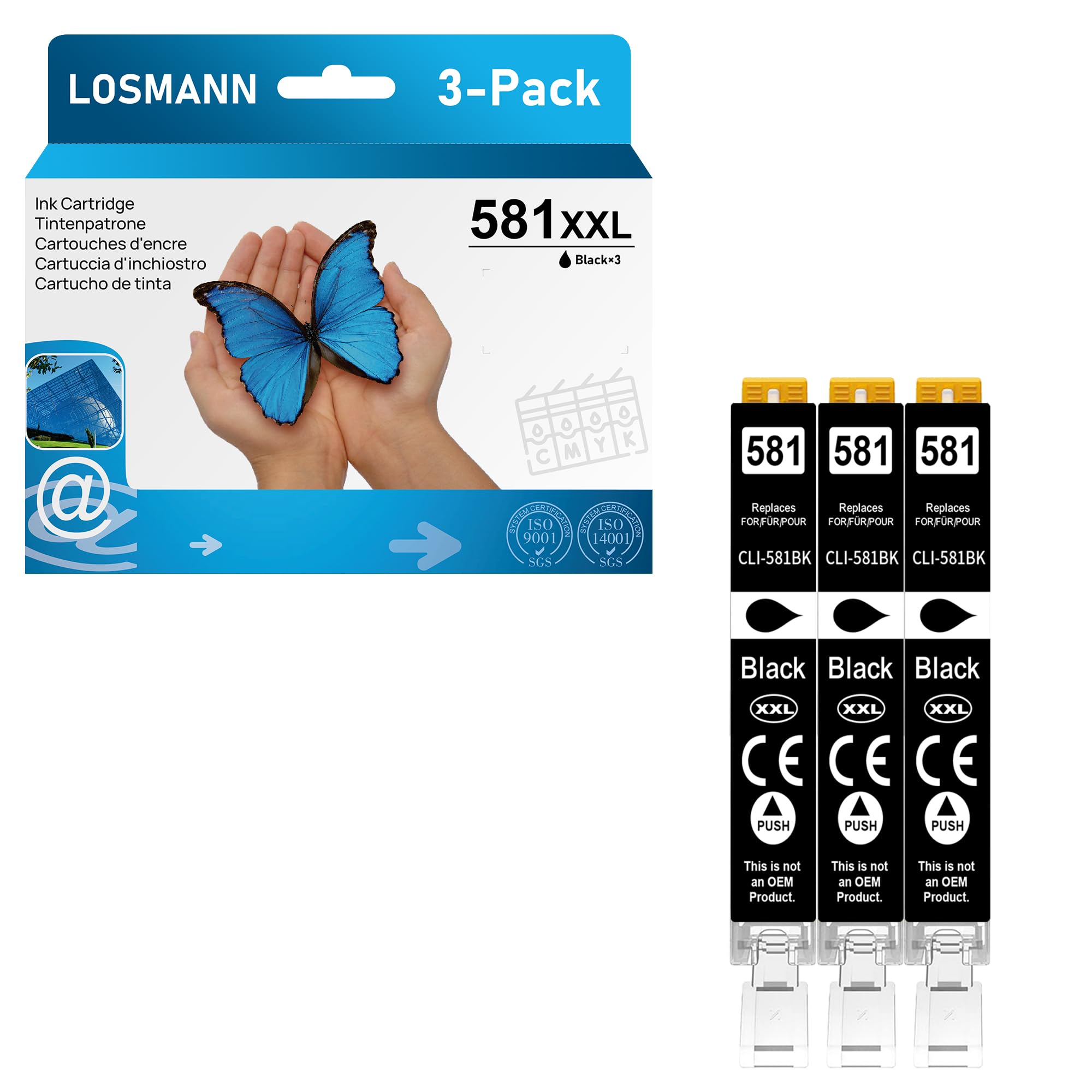 KIT 12 CARTUCCE XXL PER CANON PIXMA TS705 TS8150 TS8151 TS8152 TS8250 TS8251 - Foto 4