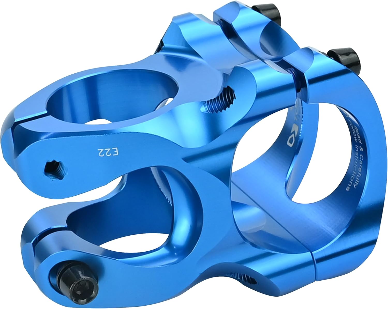 Sticker with RaceFace Turbine R 35 MTB Stem 35x32mm +/- 0 Degree Blue, RF3183-N-ZEO