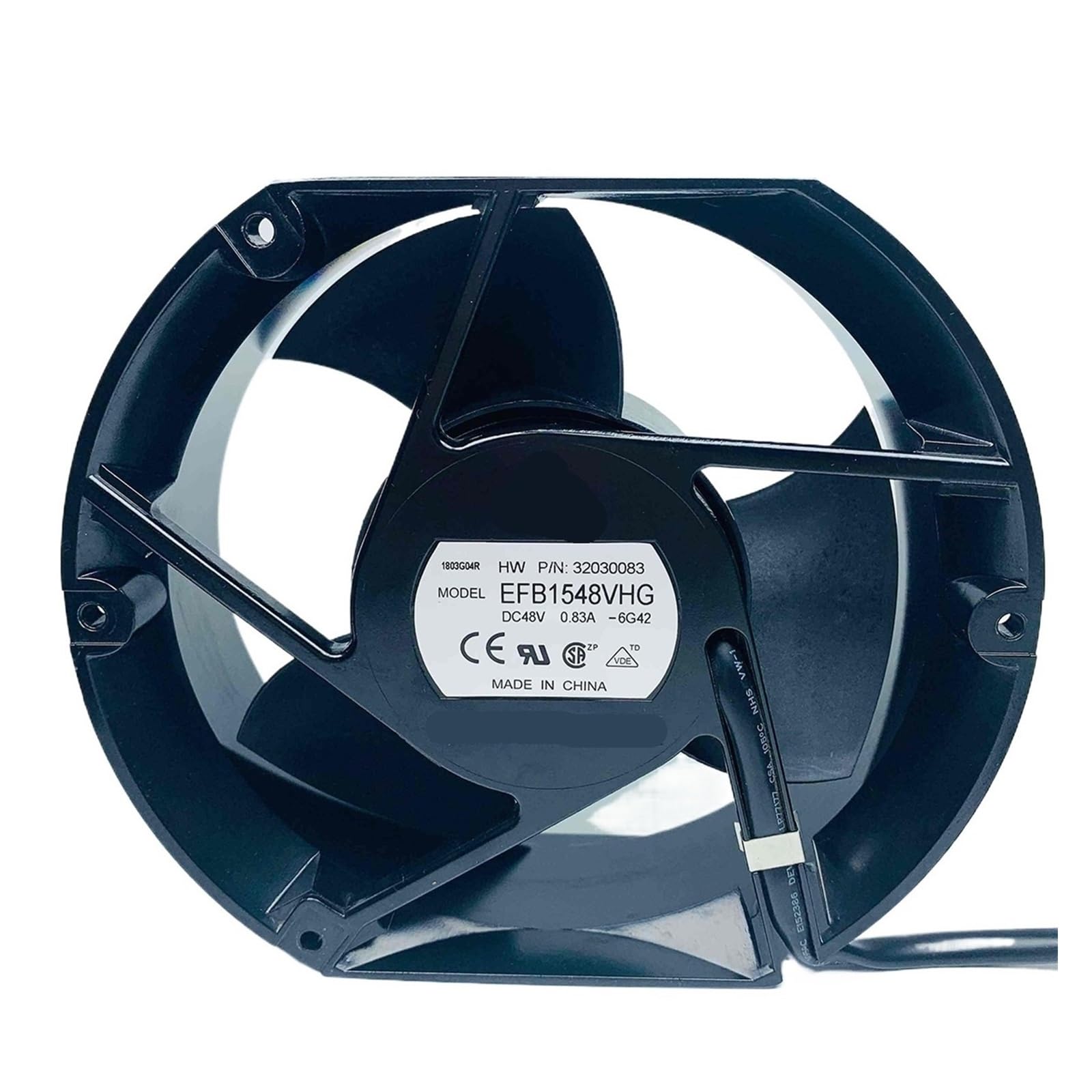 LZIKKGKI Fan EFB1548VHG 48V 0.83A 17251 17cm 4 pin Double ball cooling fan