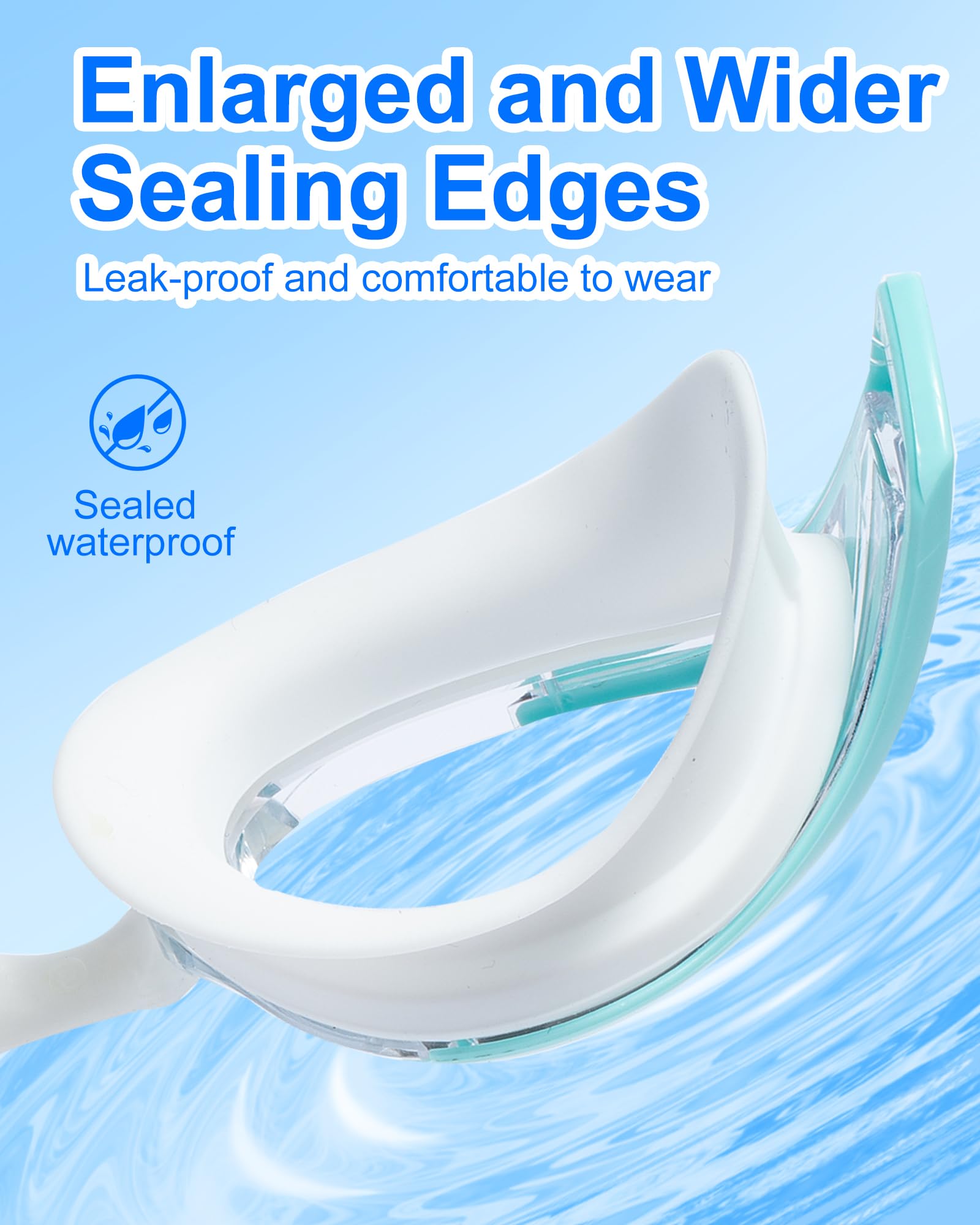 Schwimmbrille, super klare Sicht, Schwimmbrille für Erwachsene, geeignet für alle Arten von Schwimmprogrammen