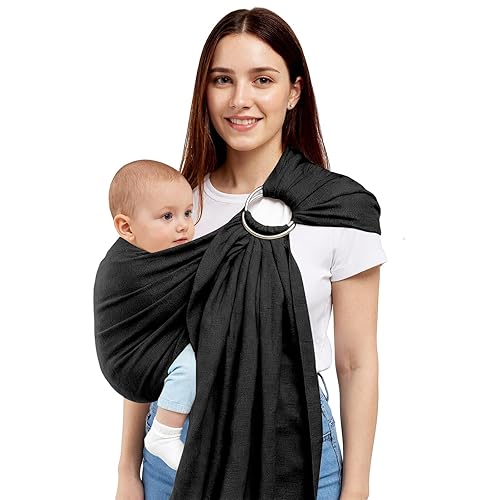 Arnés para anillo de bebé, ligero portabebés para niños pequeños, portabebés de algodón (7-35 libras) para bebés y niños pequeños, regalos de baby